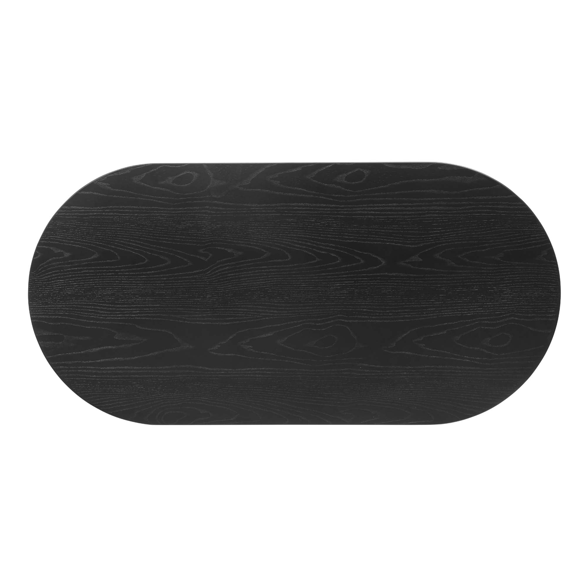 Vigor 47" Oval Coffee Table in Black