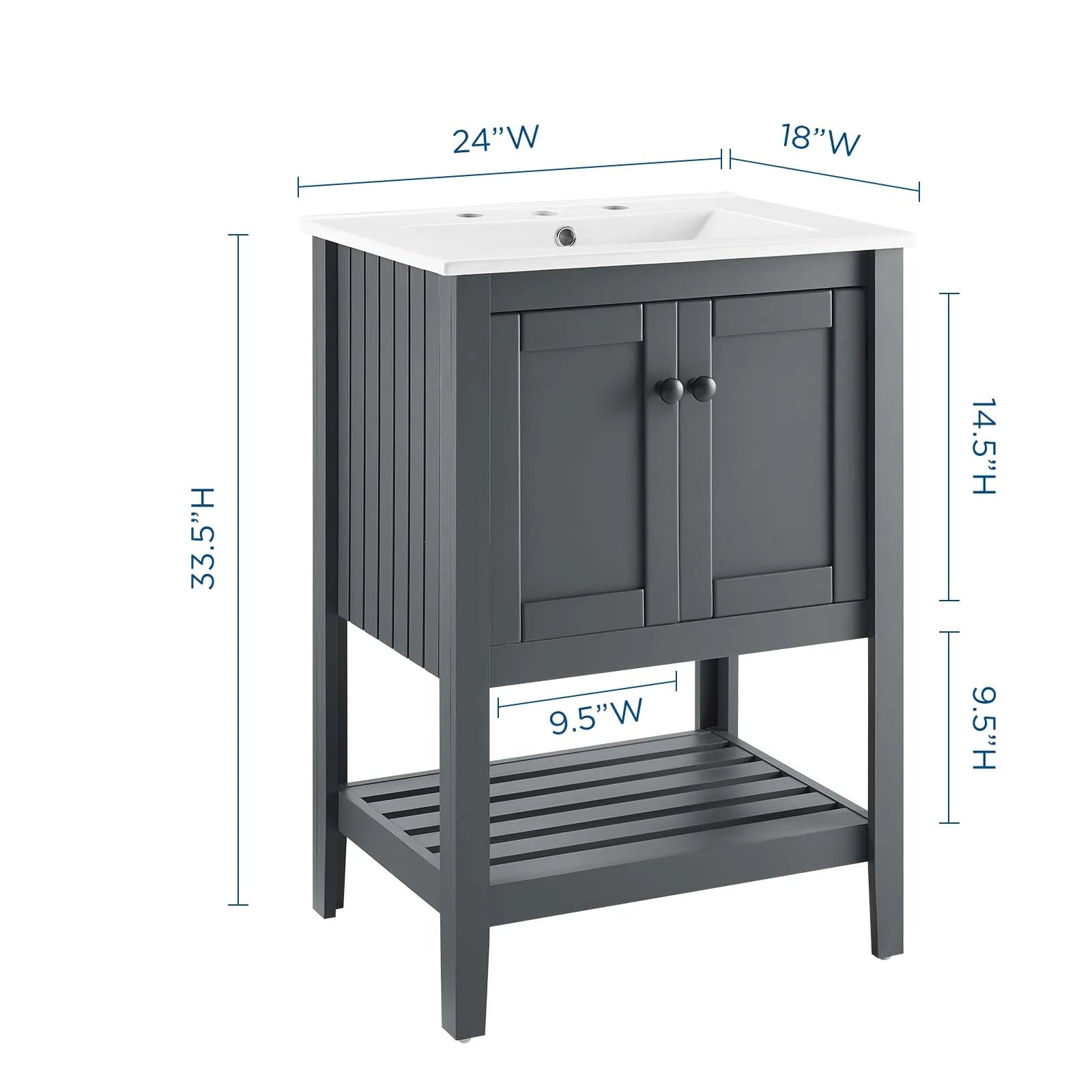 Prestige Bathroom Vanity Basin Included