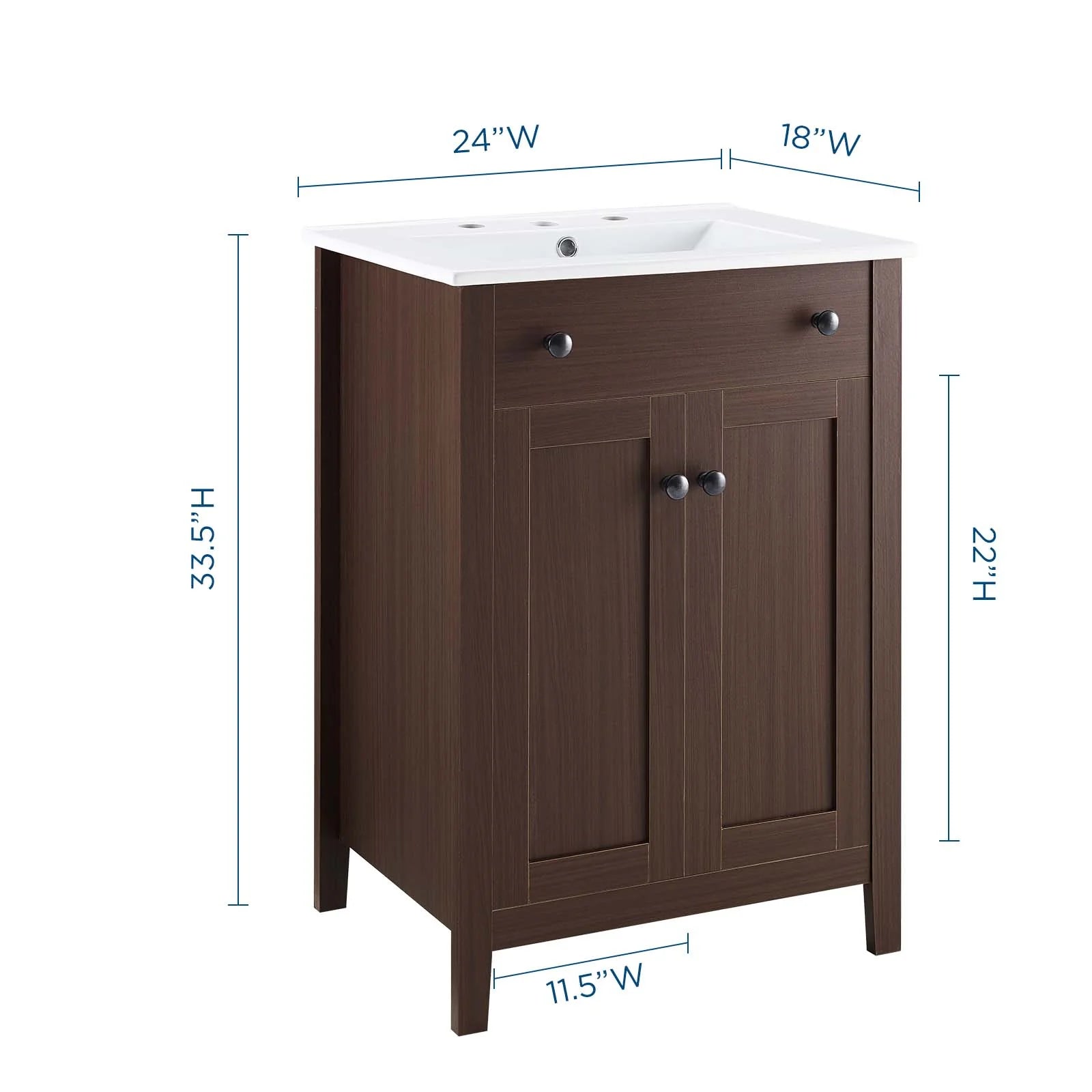 Lavabo de salle de bain Nantucket inclus