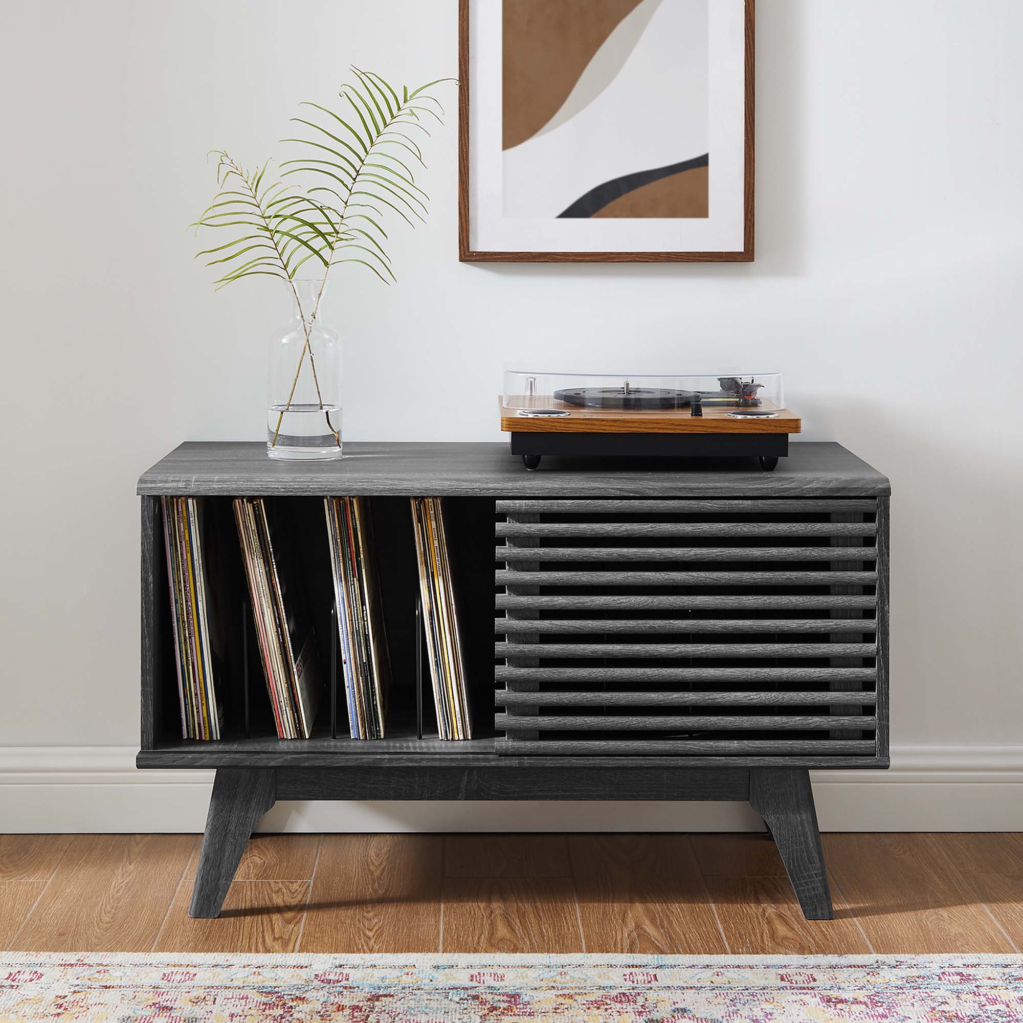 Render Vinyl Record Display Stand