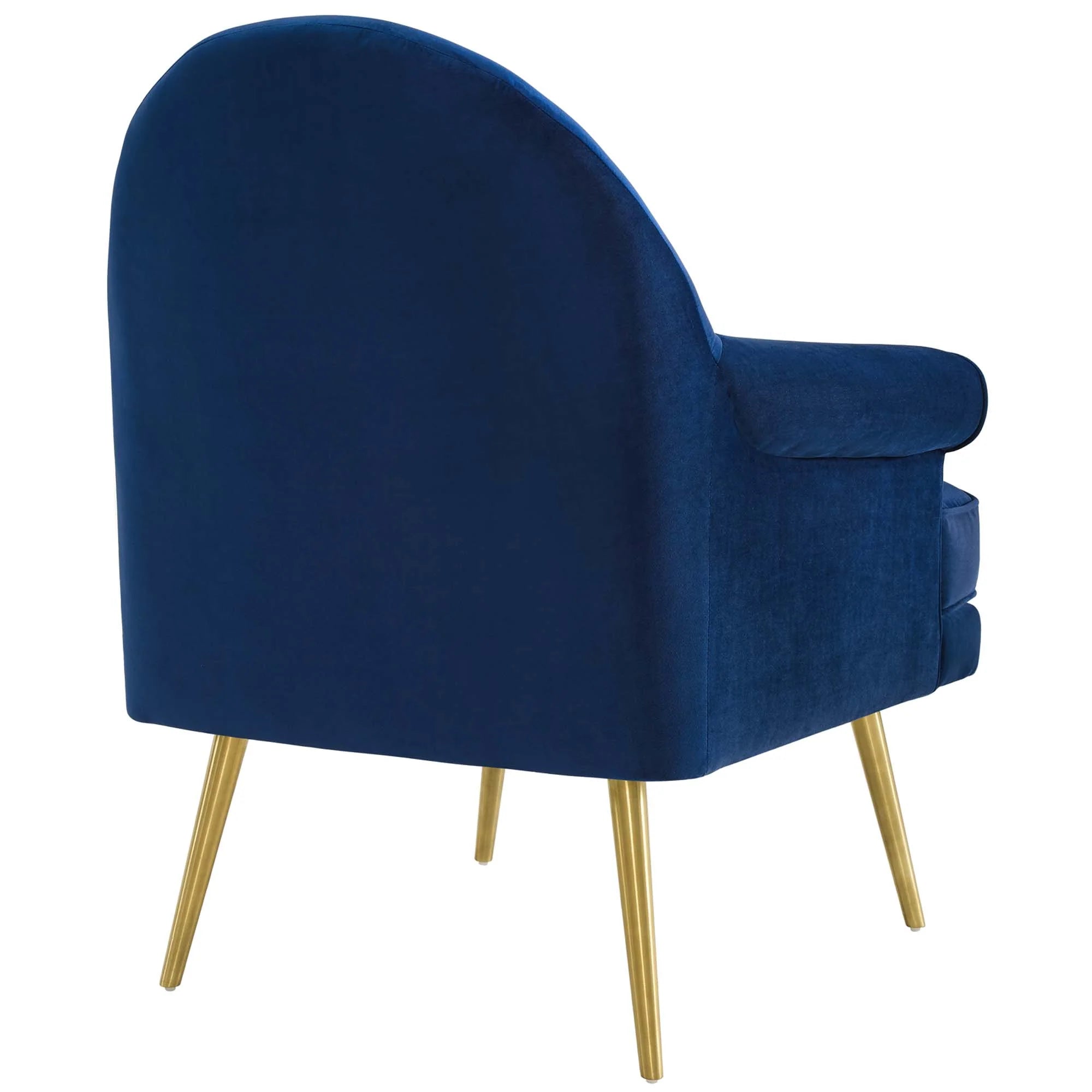 Fauteuil de salon en velours Ponder Performance 