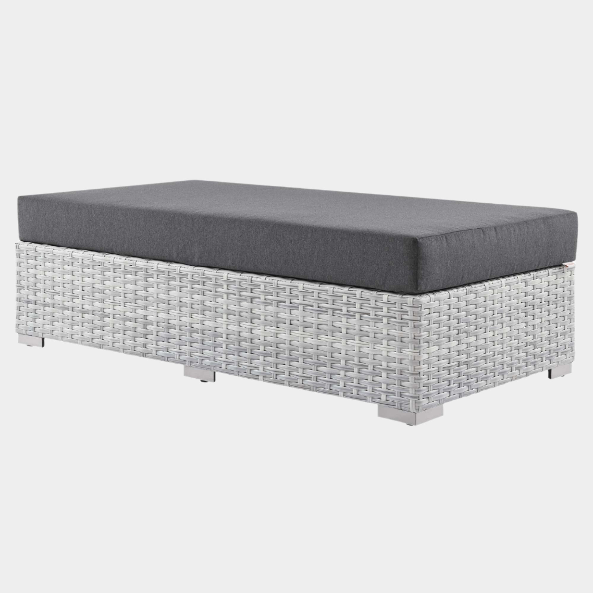 Convene Outdoor Patio Rectangular Ottoman