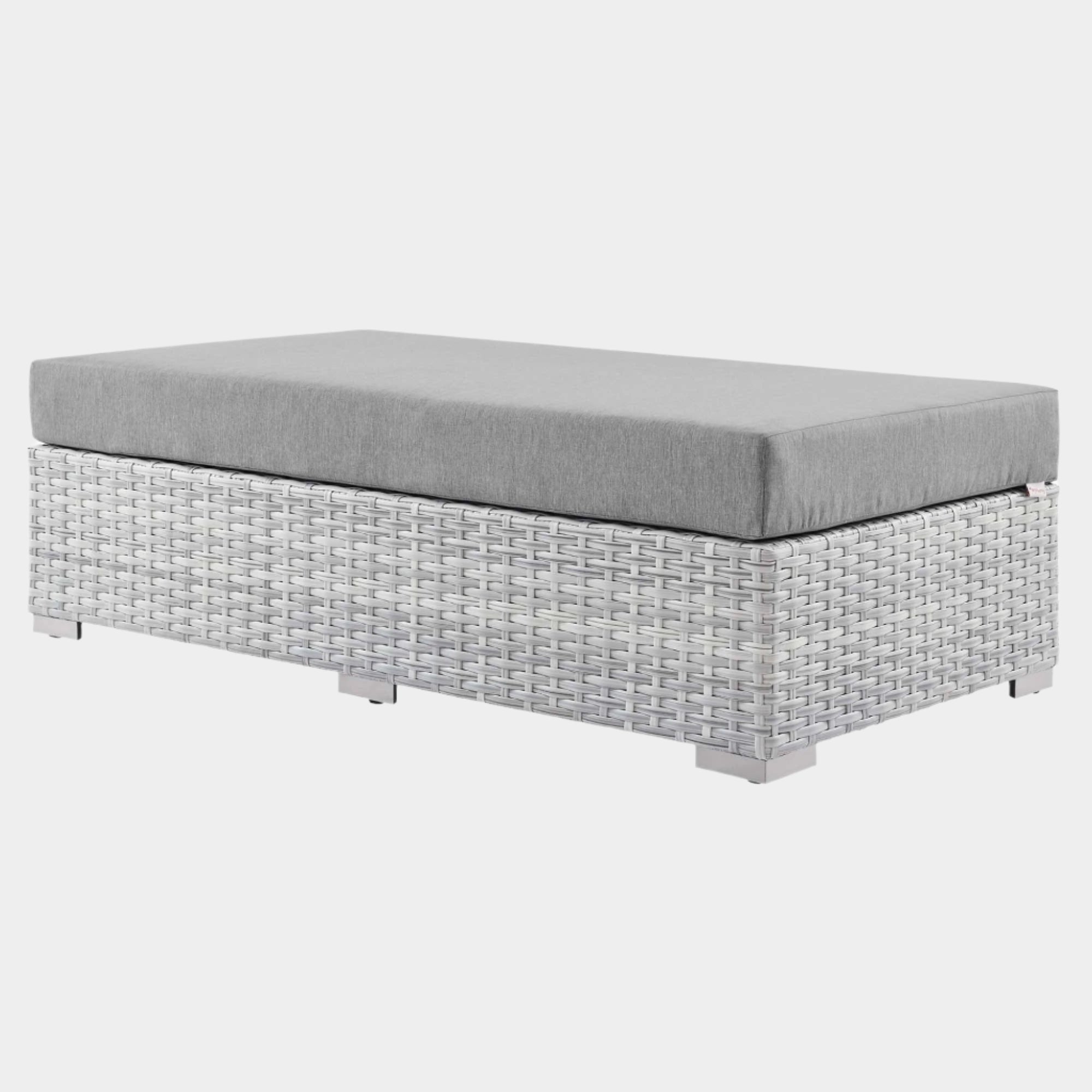 Convene Outdoor Patio Rectangular Ottoman