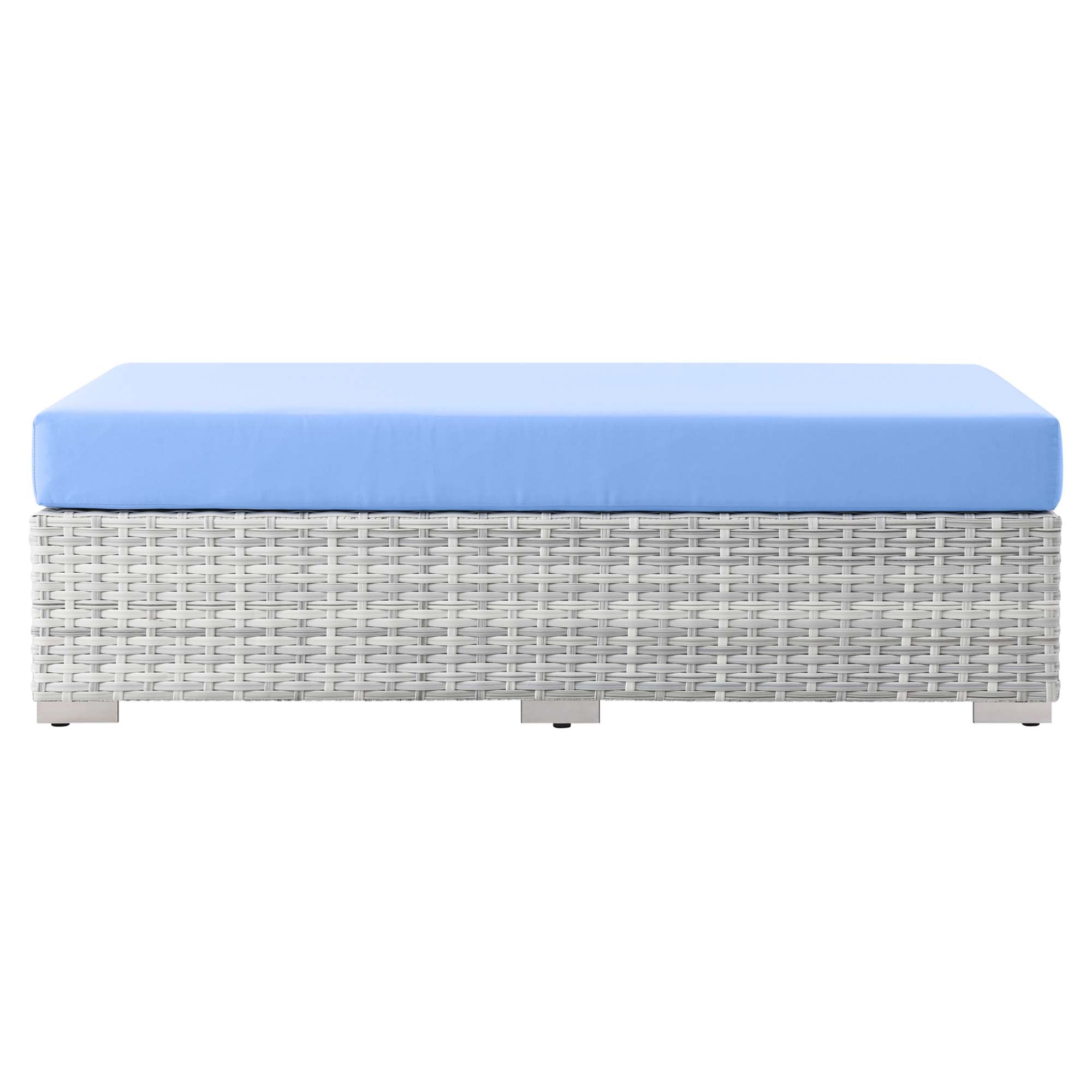 Convene Outdoor Patio Rectangular Ottoman