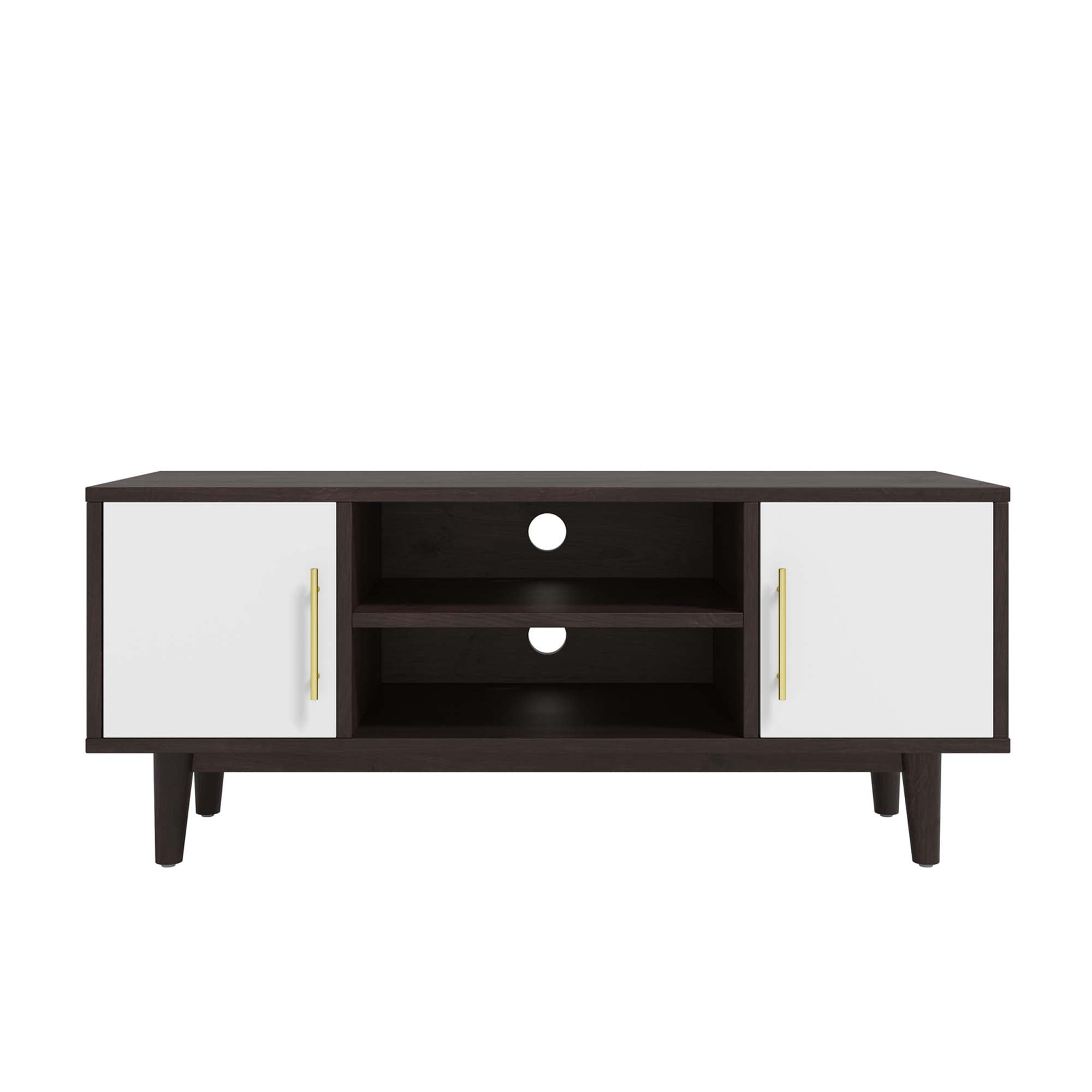 Daxton 43" TV Stand in Cappuccino White