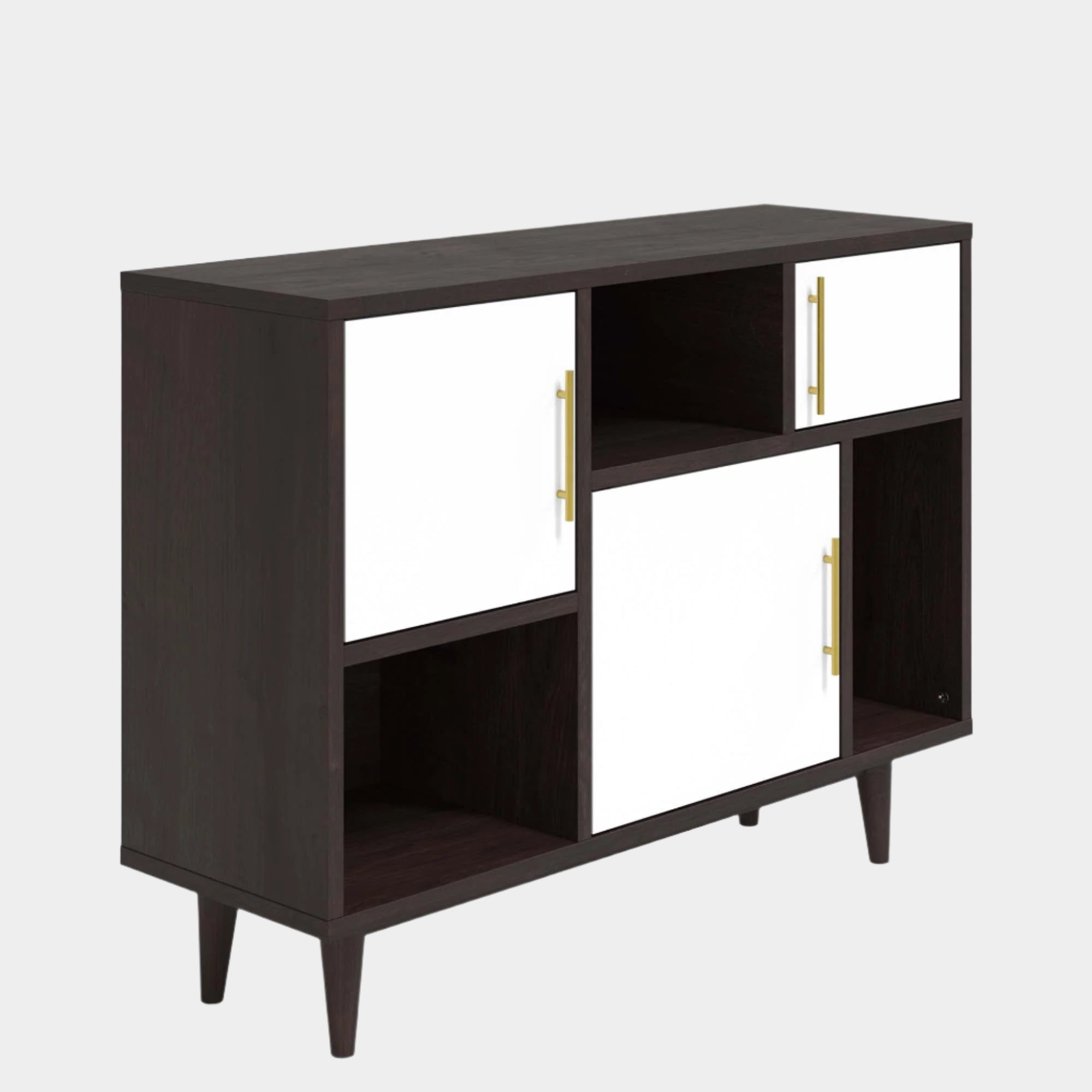 Daxton Display Stand in Cappuccino White