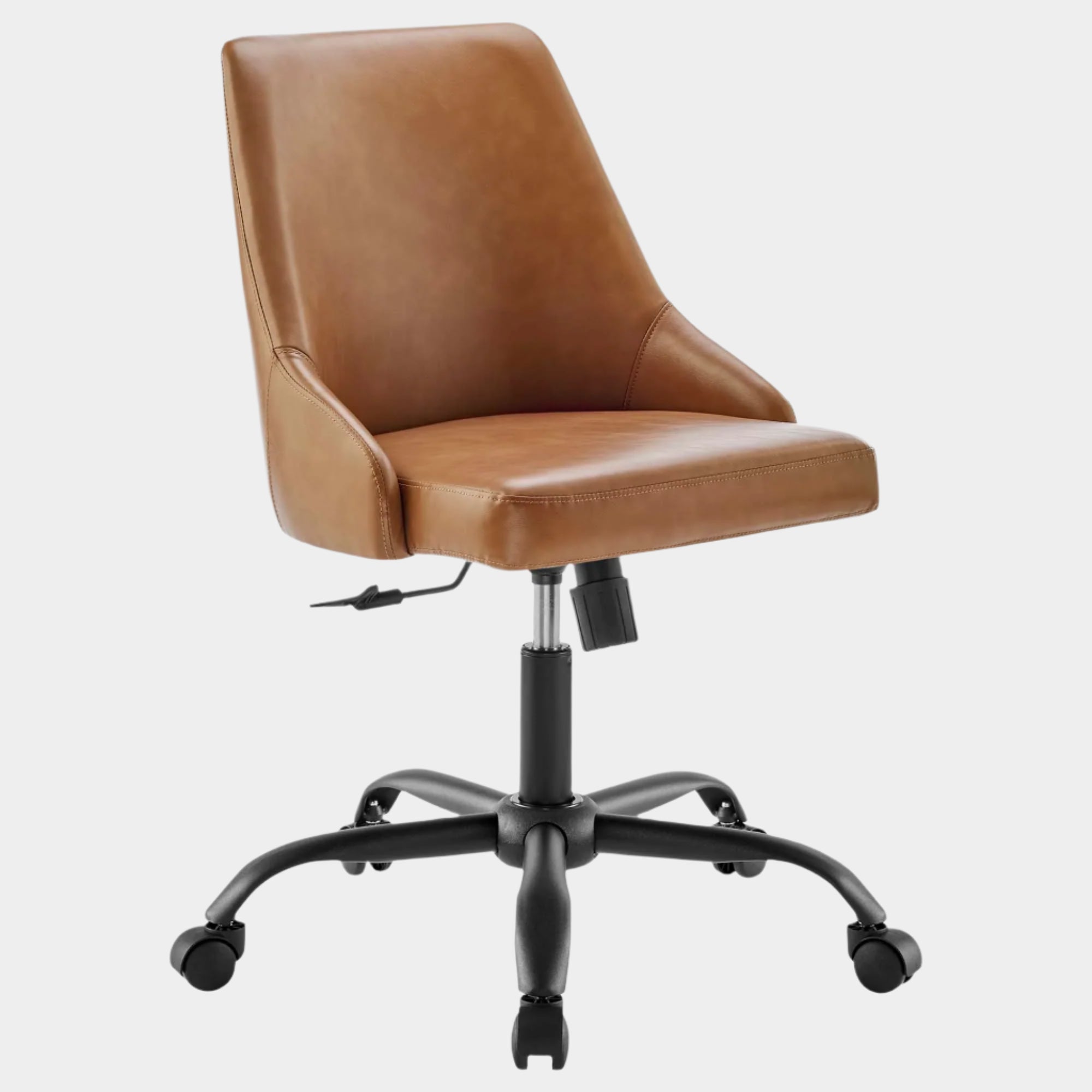 Designate Swivel Vegan Leather Office Chair