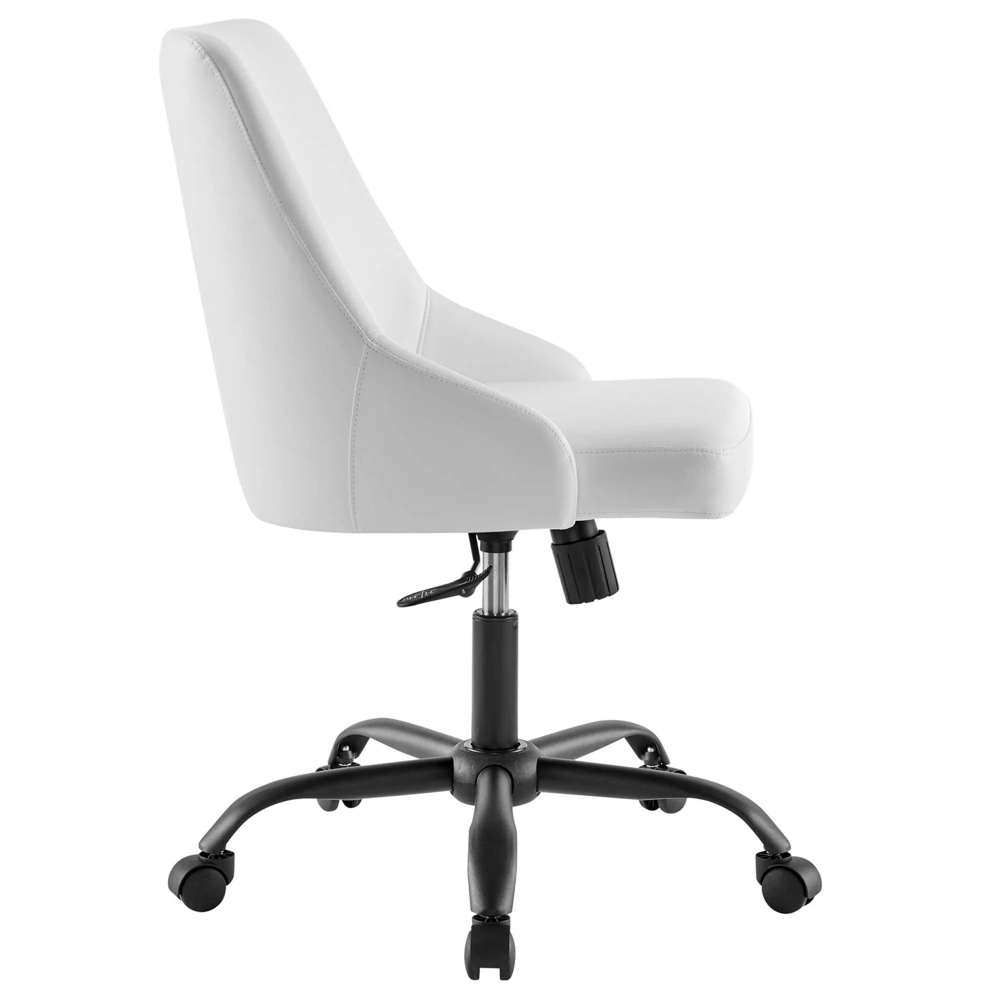 Designate Swivel Vegan Leather Office Chair