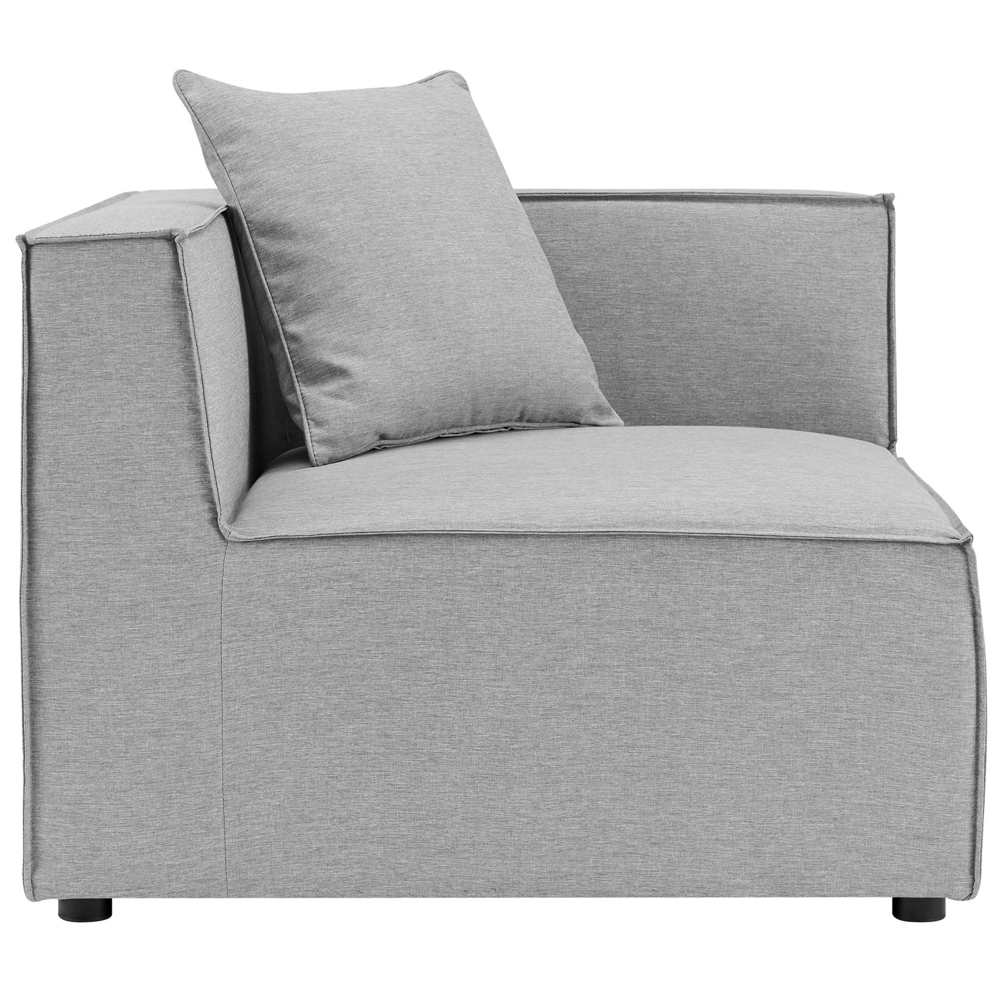 Saybrook 2-Piece Outdoor Patio Upholstered Sectional Sofa Loveseat