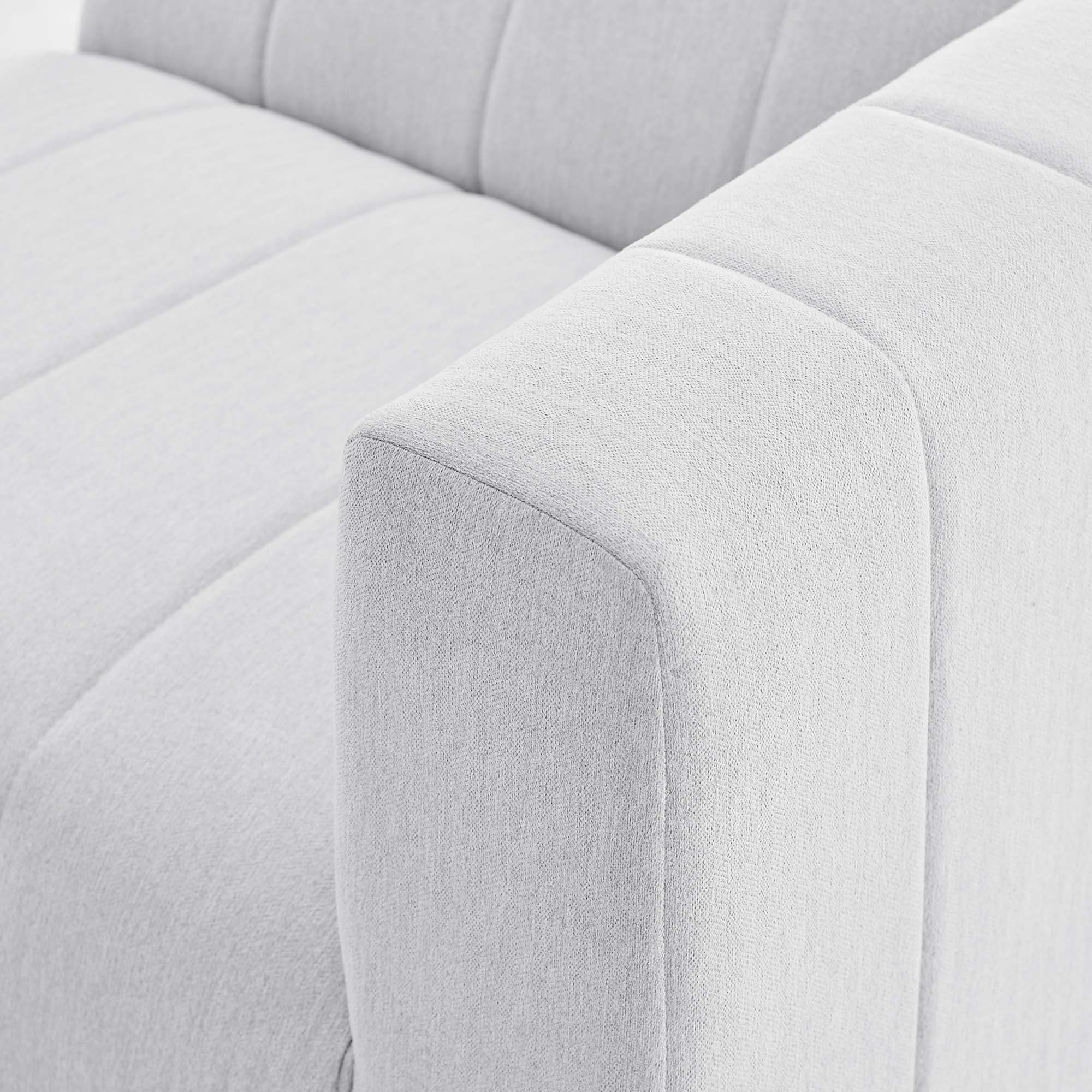 Chaise sans accoudoirs rembourrée en duvet Commix