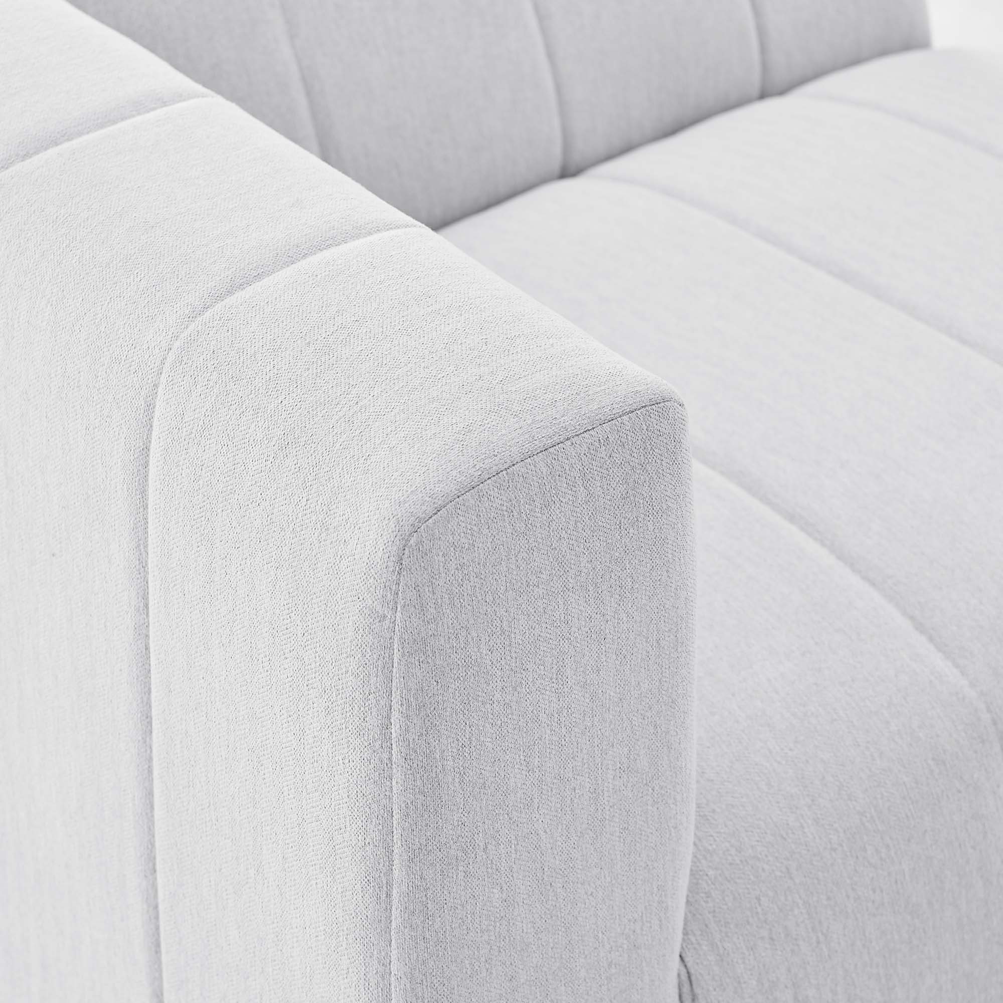 Chaise sans accoudoirs rembourrée en duvet Commix