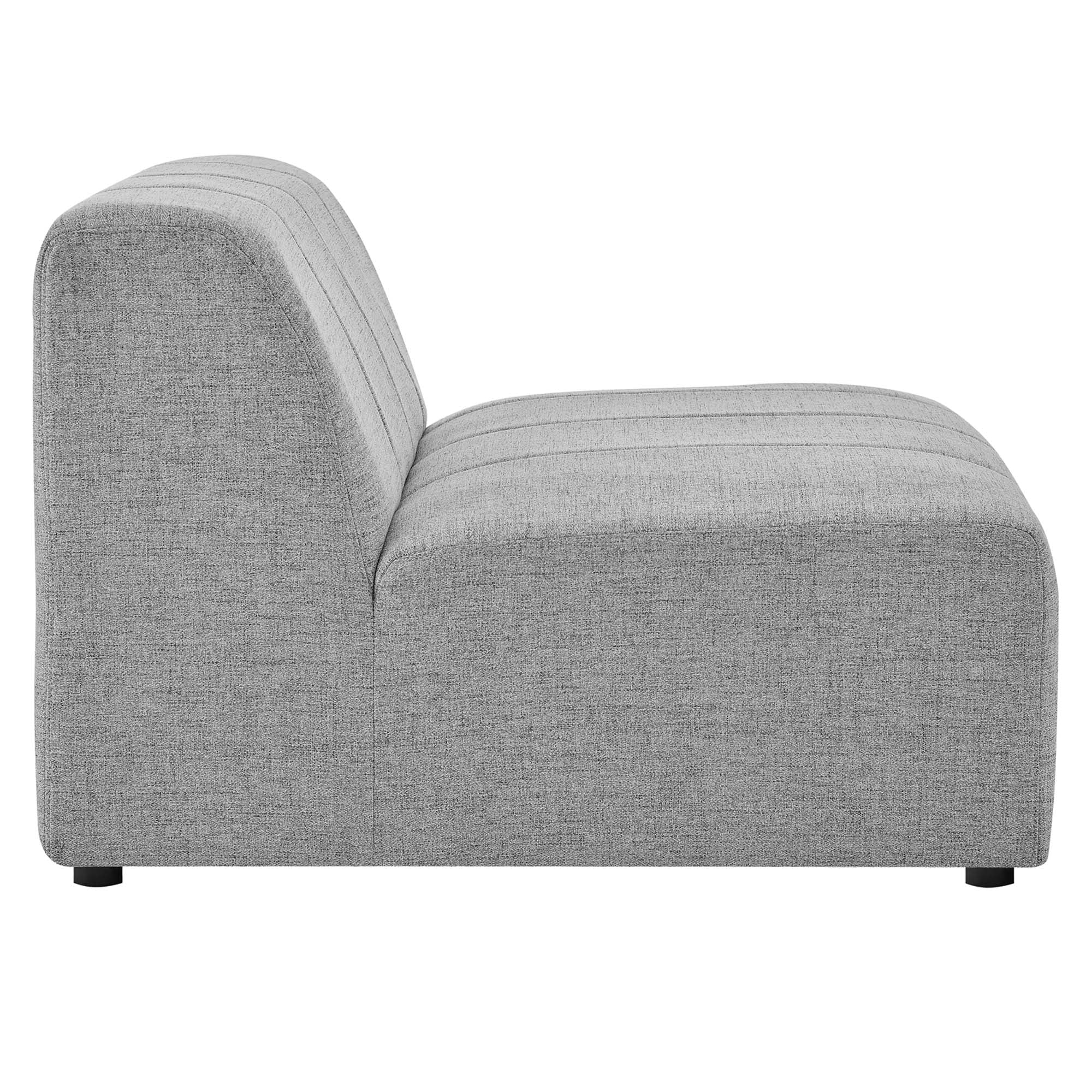 Bartlett Upholstered Fabric Armless Chair