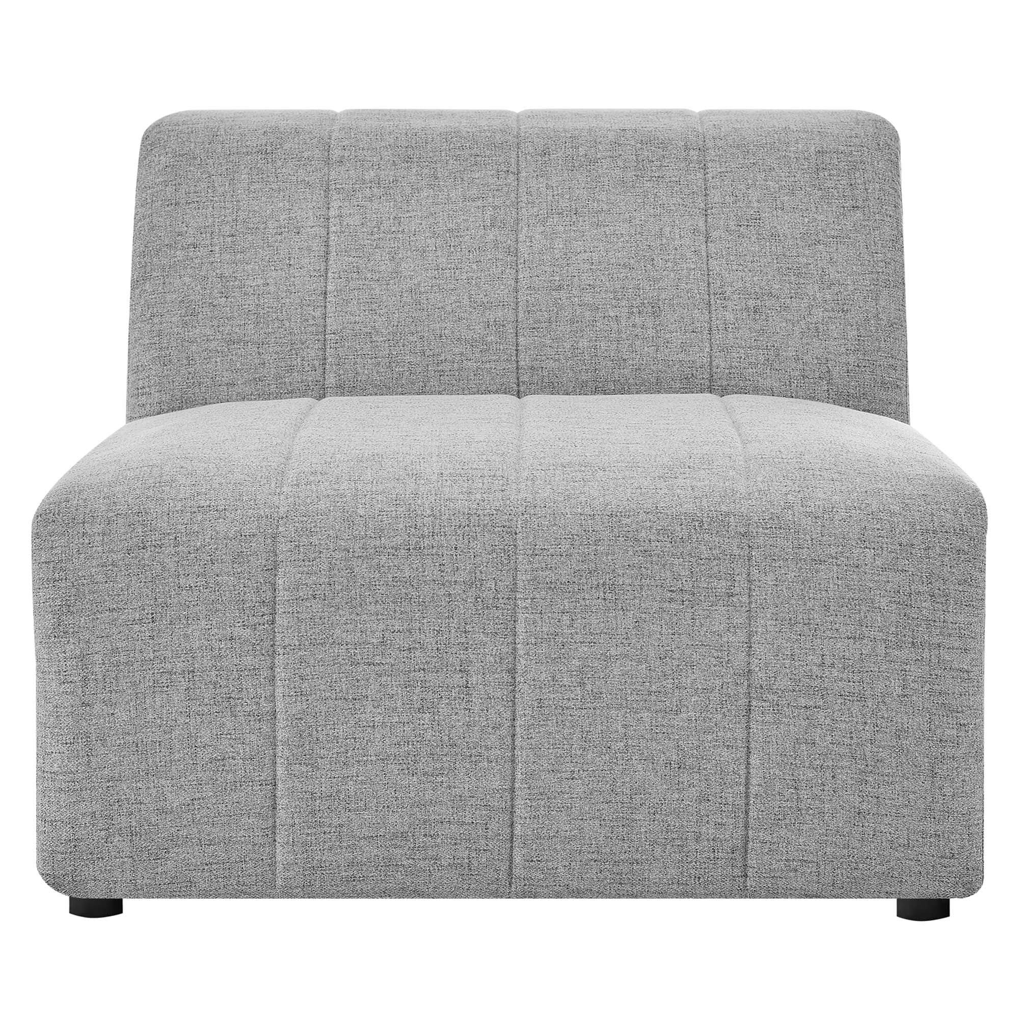 Chaise sans accoudoirs rembourrée en duvet Commix