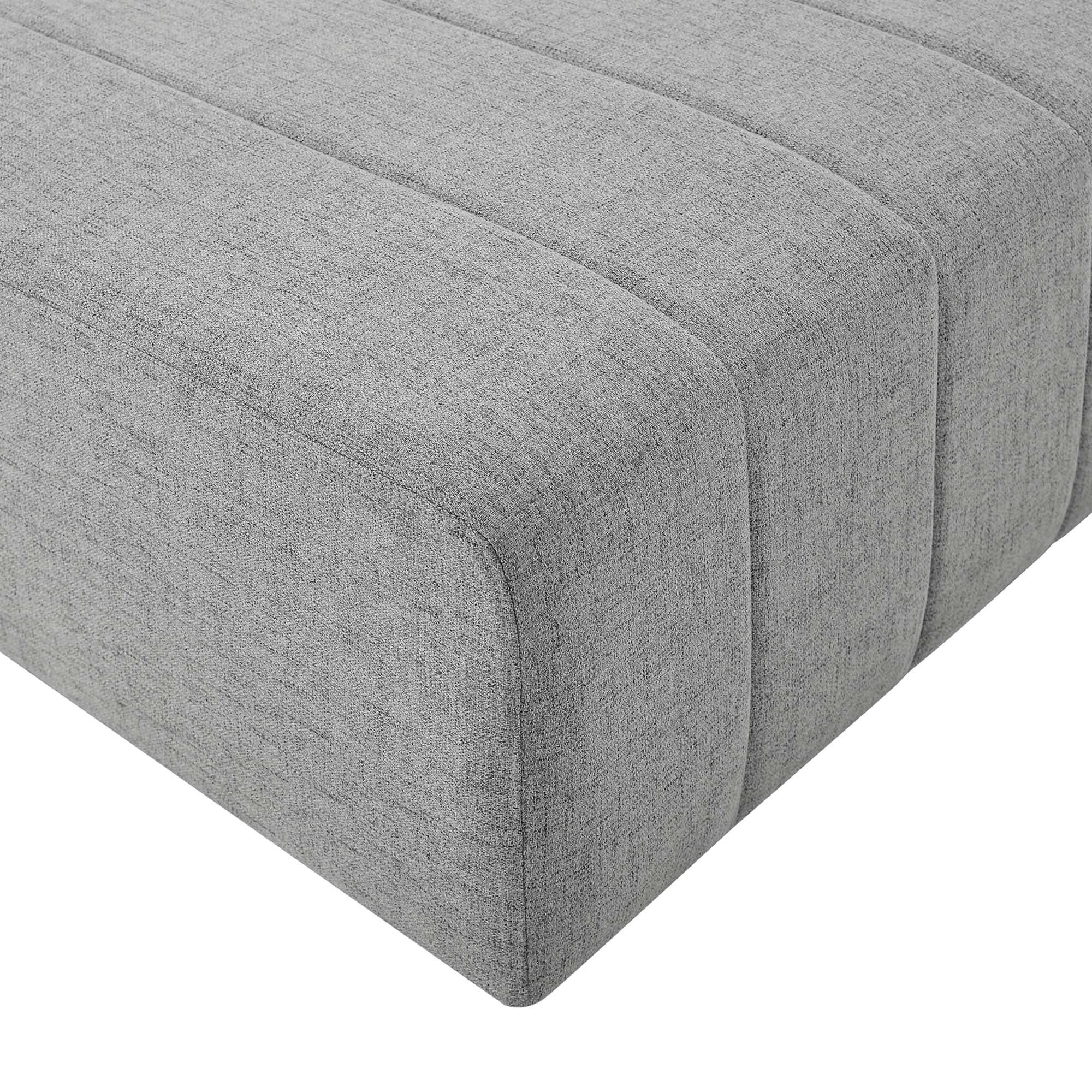 Chaise sans accoudoirs rembourrée en duvet Commix