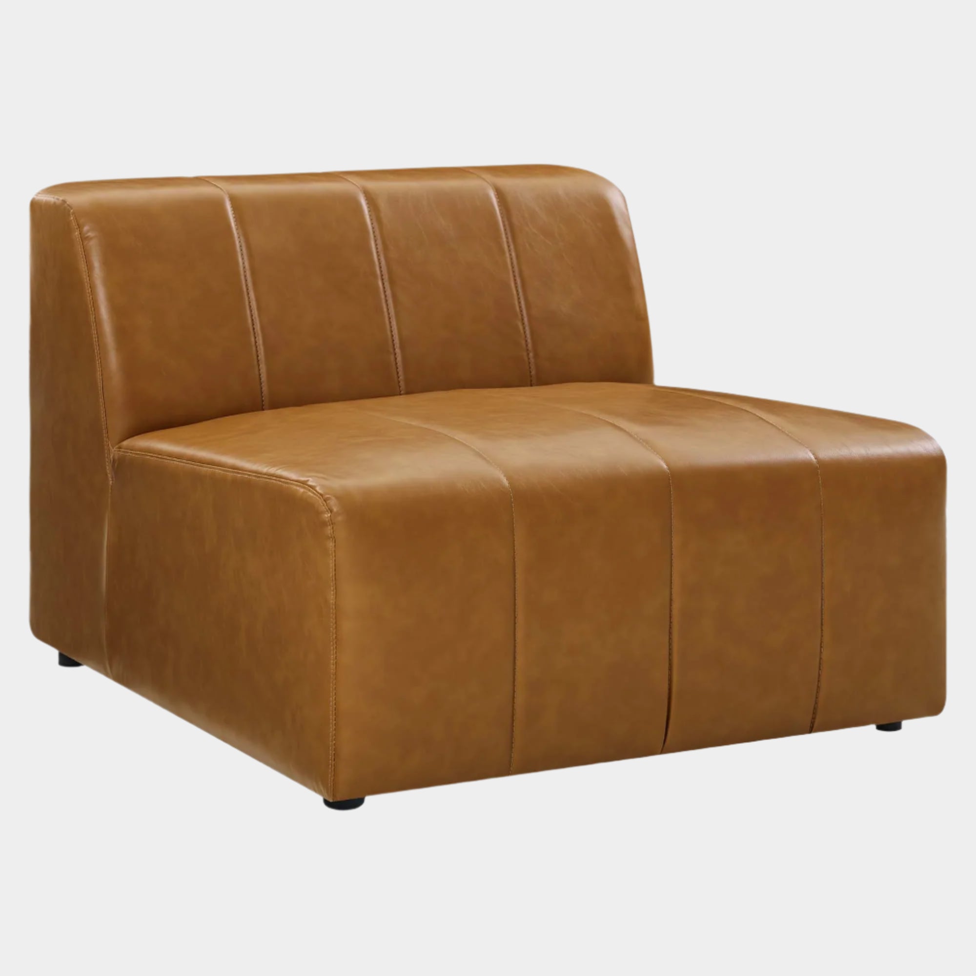 Bartlett Vegan Leather Armless Chair