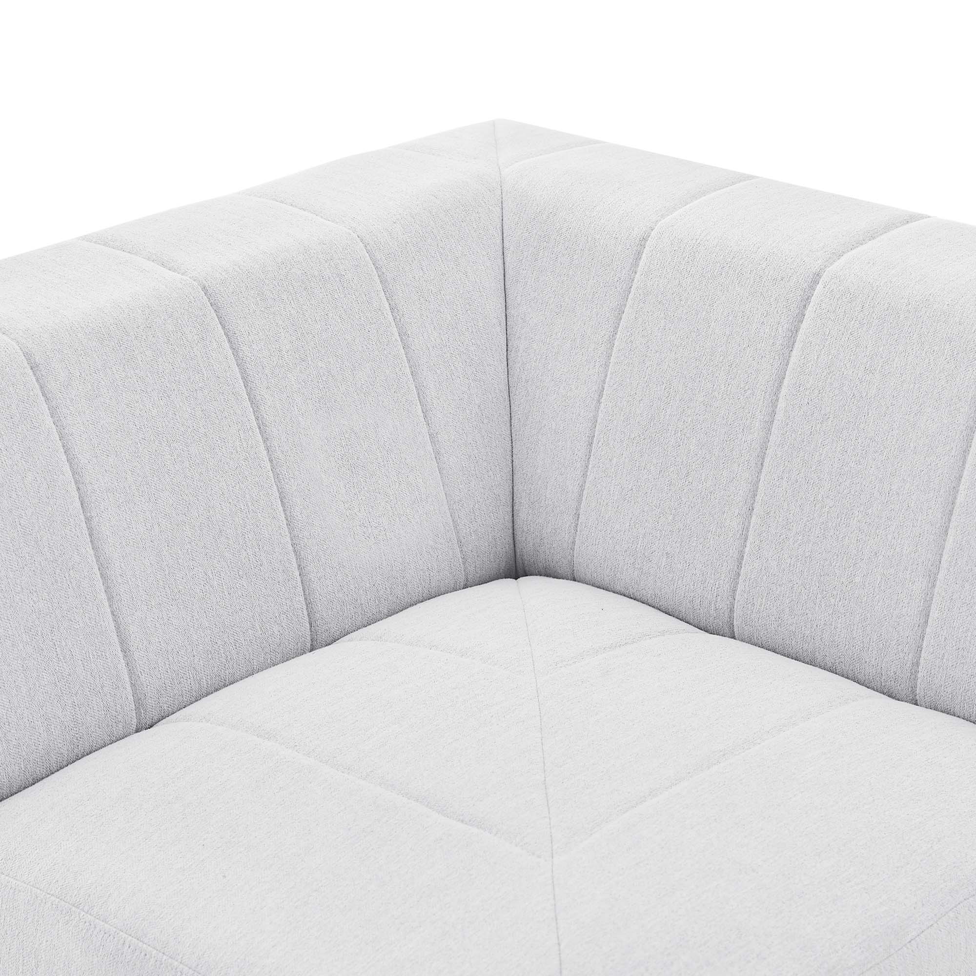 Chaise sans accoudoirs rembourrée en duvet Commix