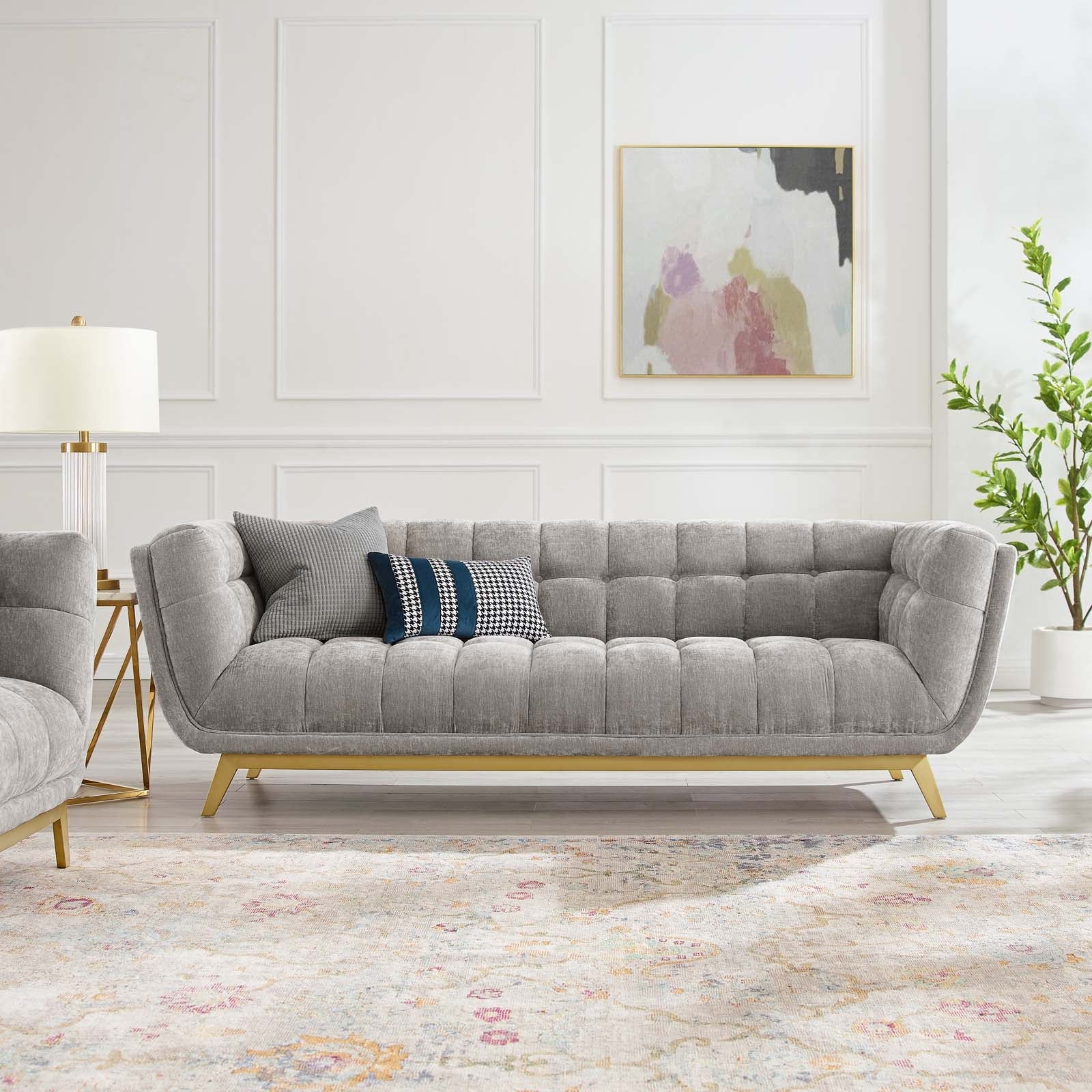 Elsy Crushed Velvet Sofa