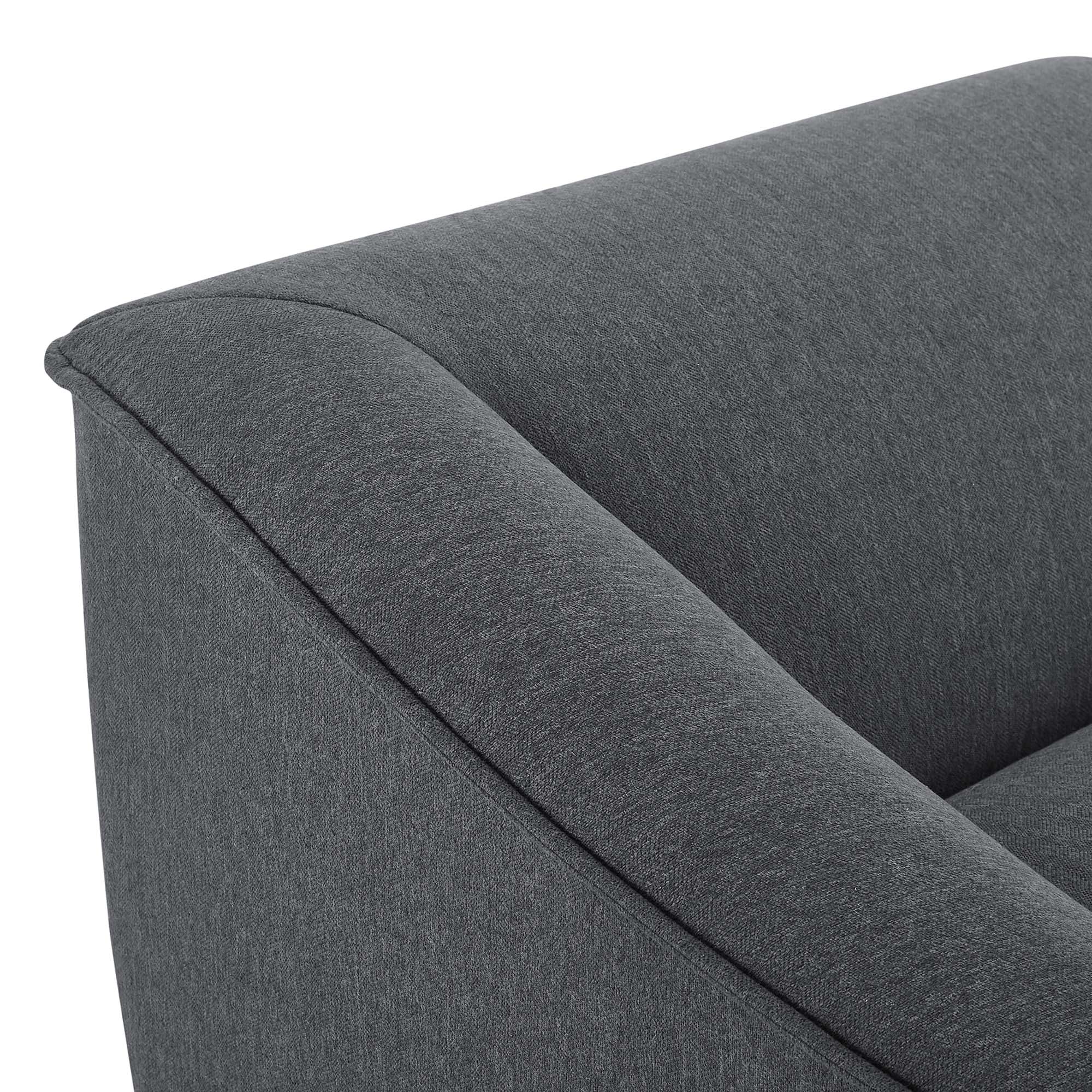 Chaise sans accoudoirs rembourrée en duvet Commix