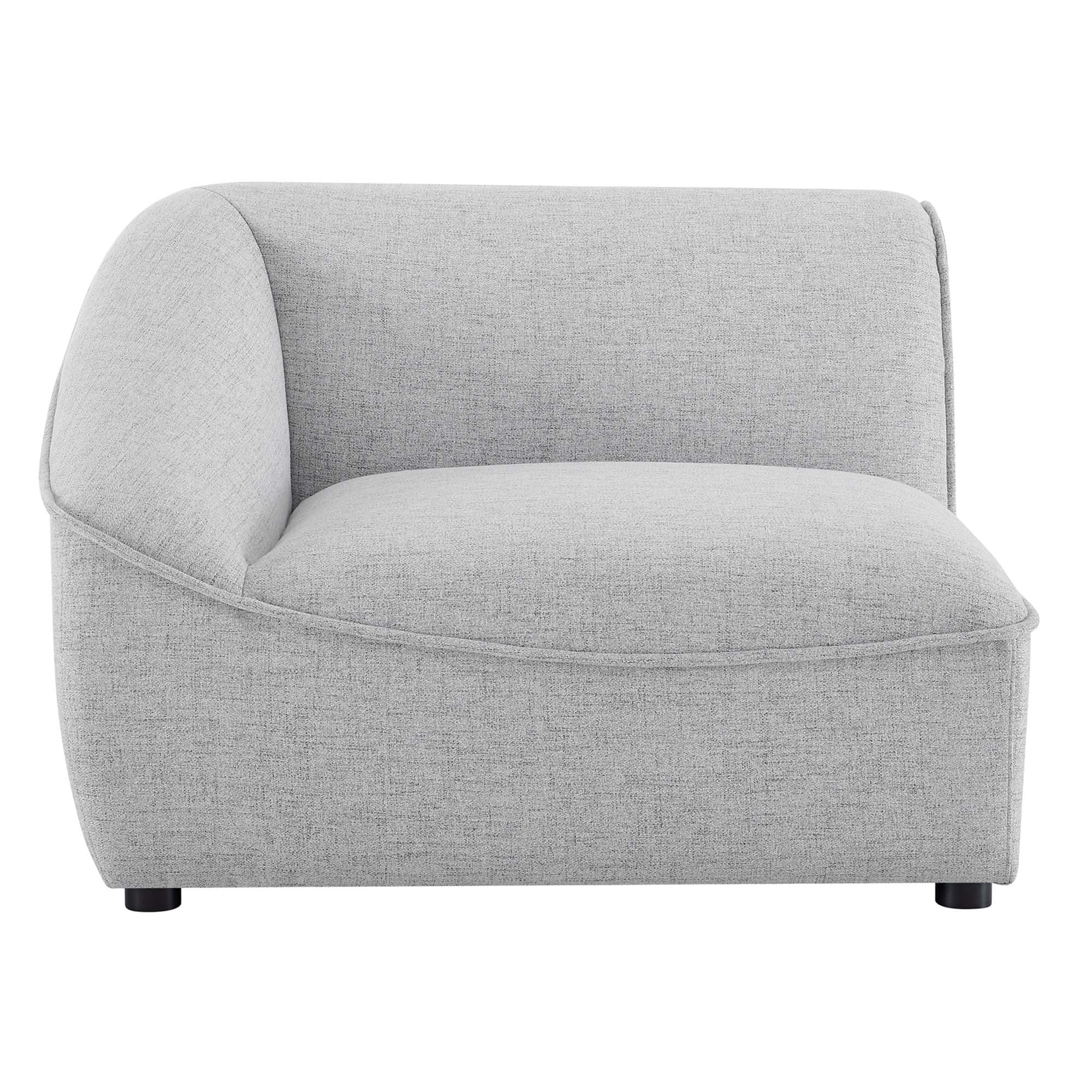 Chaise sans accoudoirs rembourrée en duvet Commix