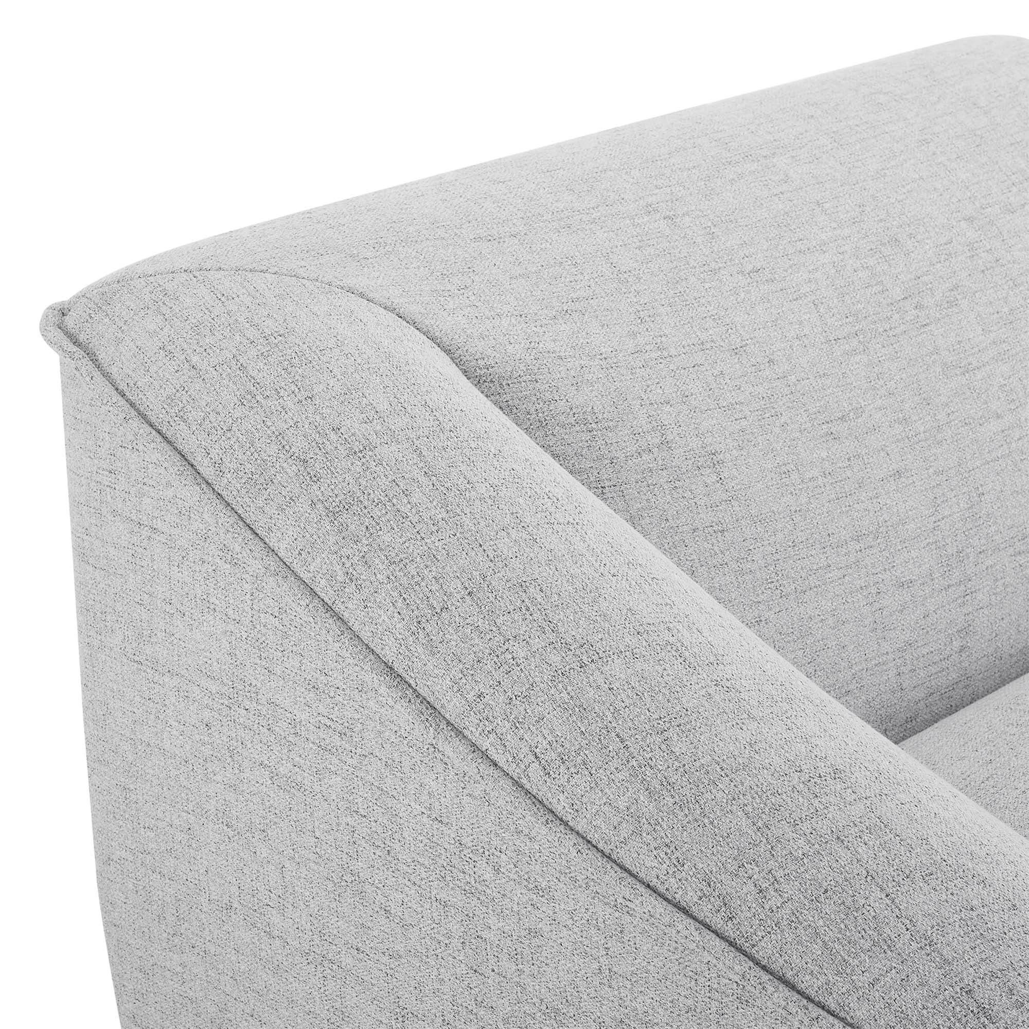 Chaise sans accoudoirs rembourrée en duvet Commix