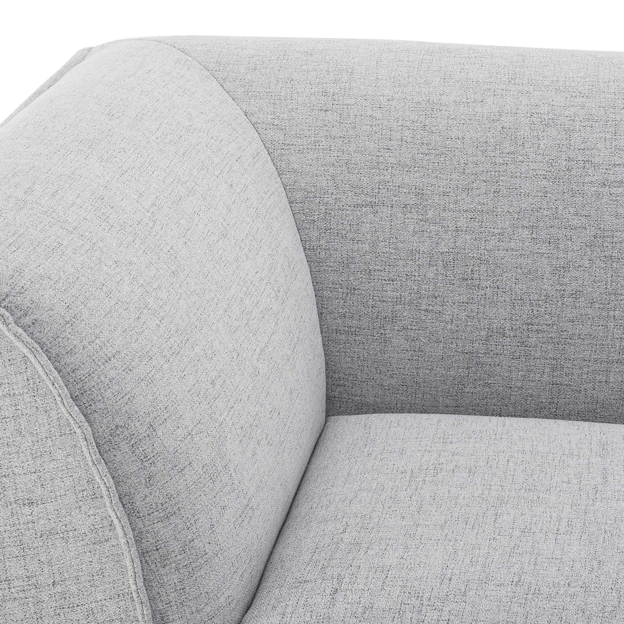 Chaise sans accoudoirs rembourrée en duvet Commix