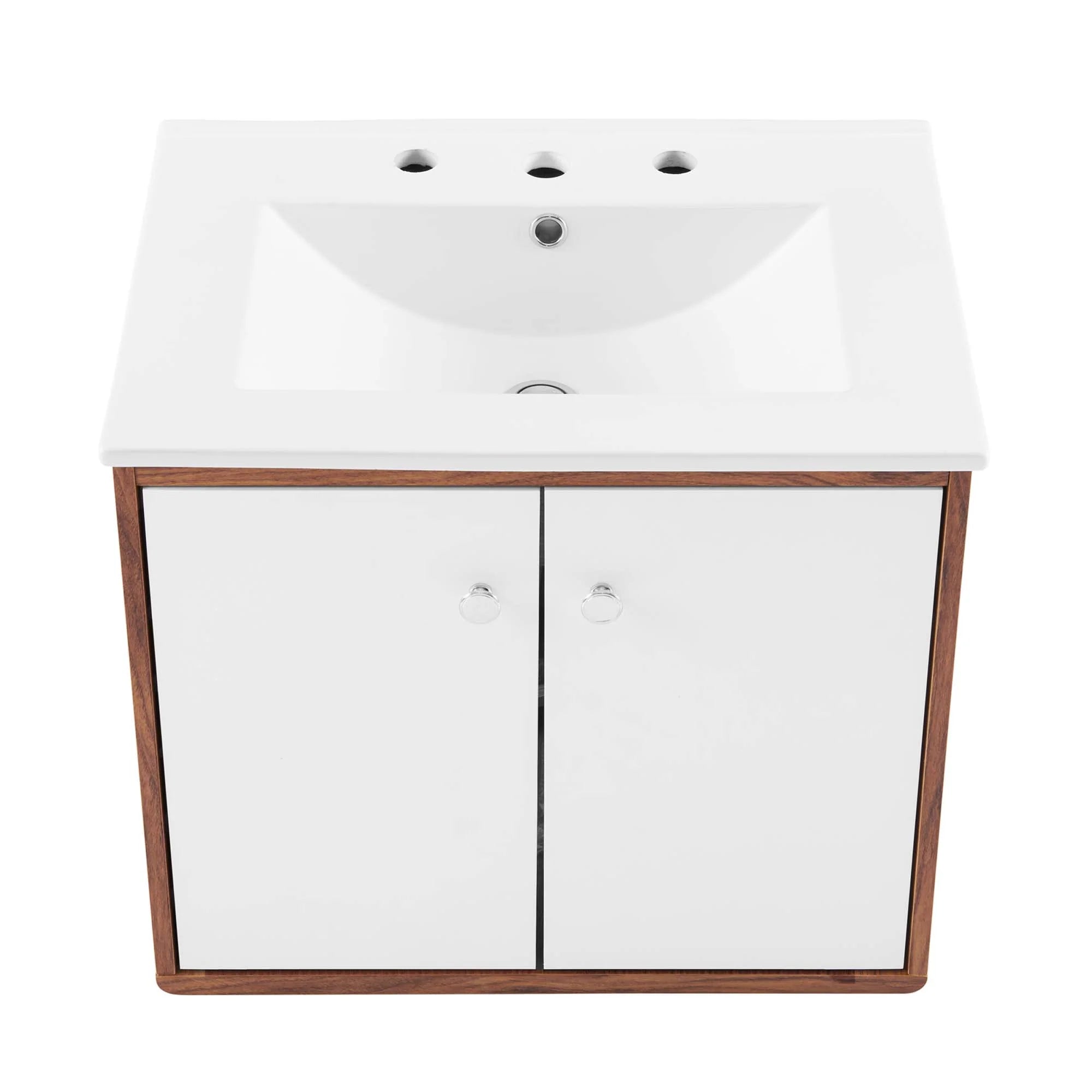 Transmit Wall-Mount Bathroom Vanity Basin Included