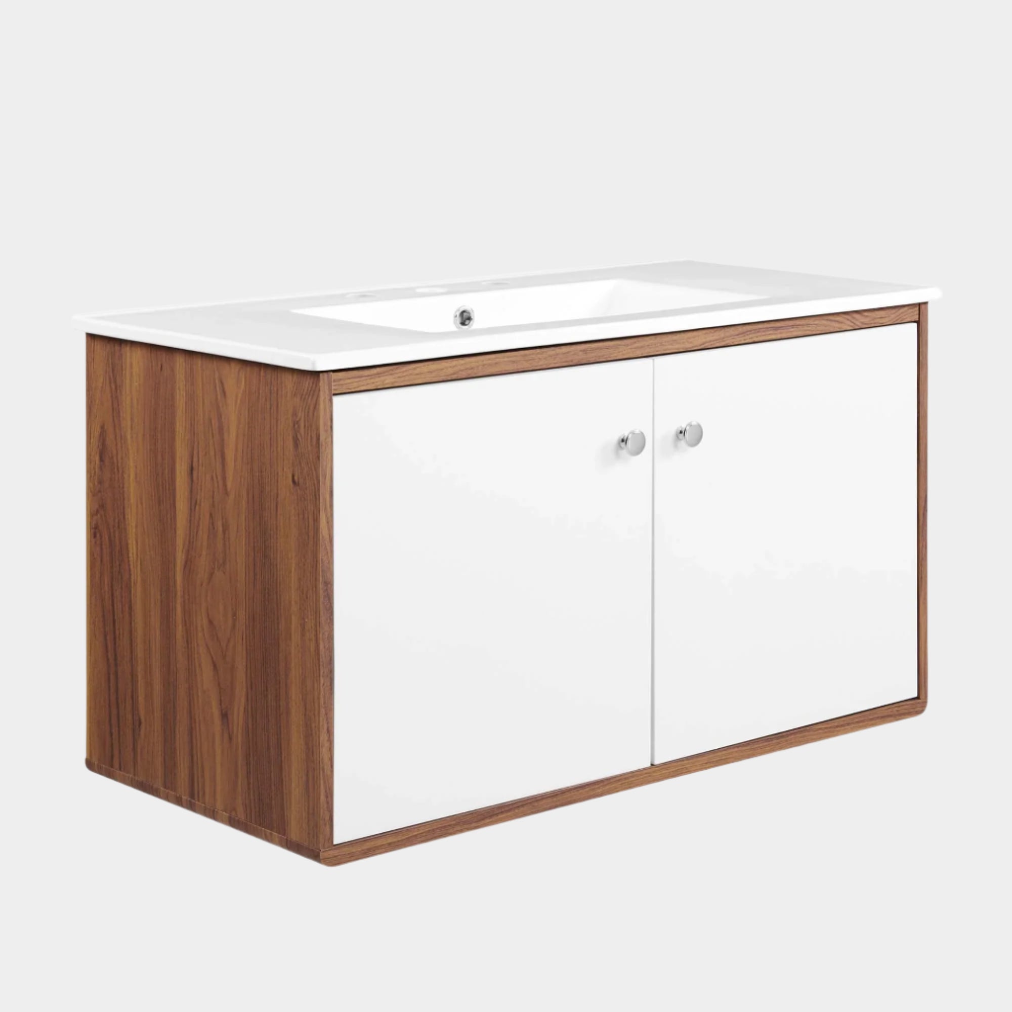 Transmit Wall-Mount Bathroom Vanity Basin Included