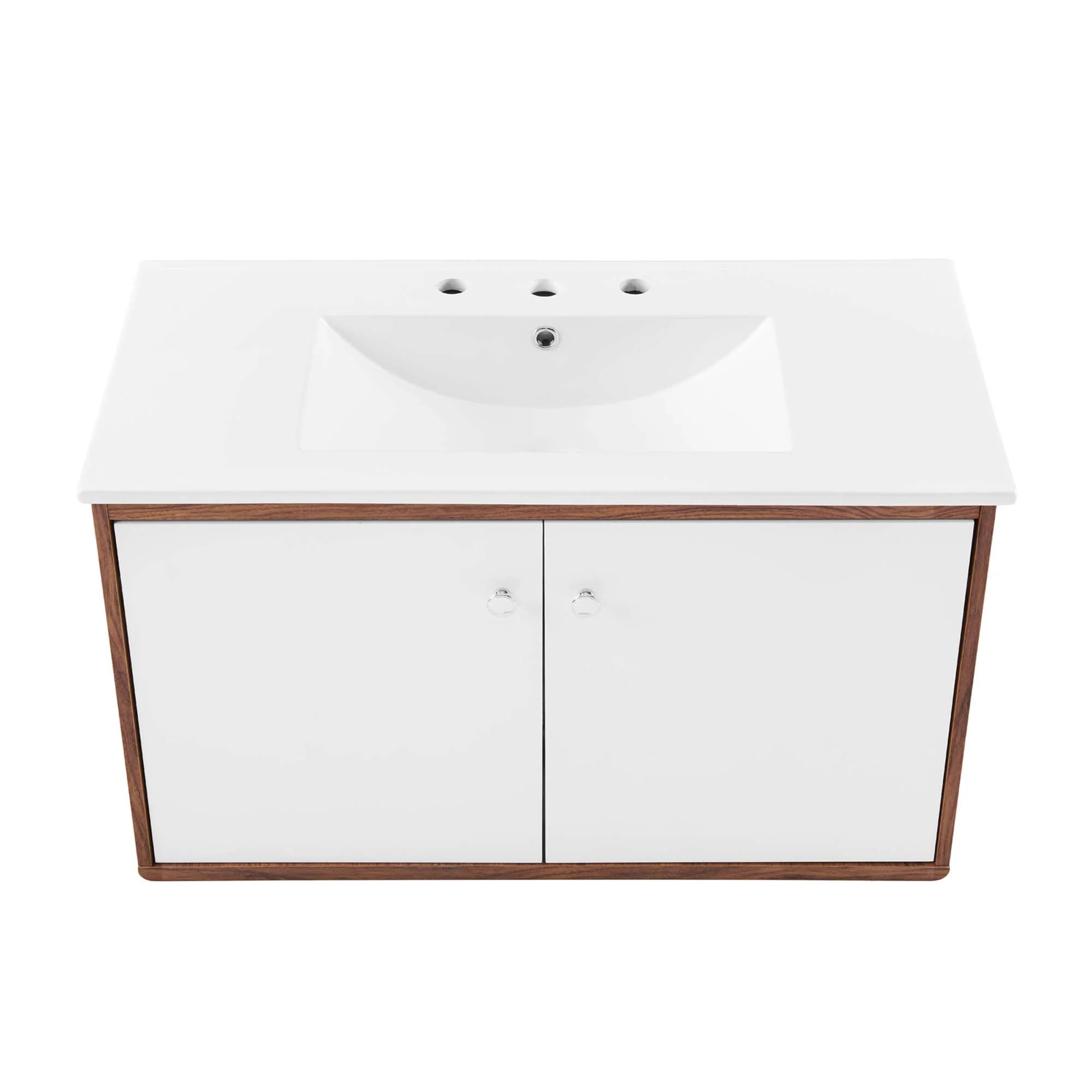 Transmit Wall-Mount Bathroom Vanity Basin Included