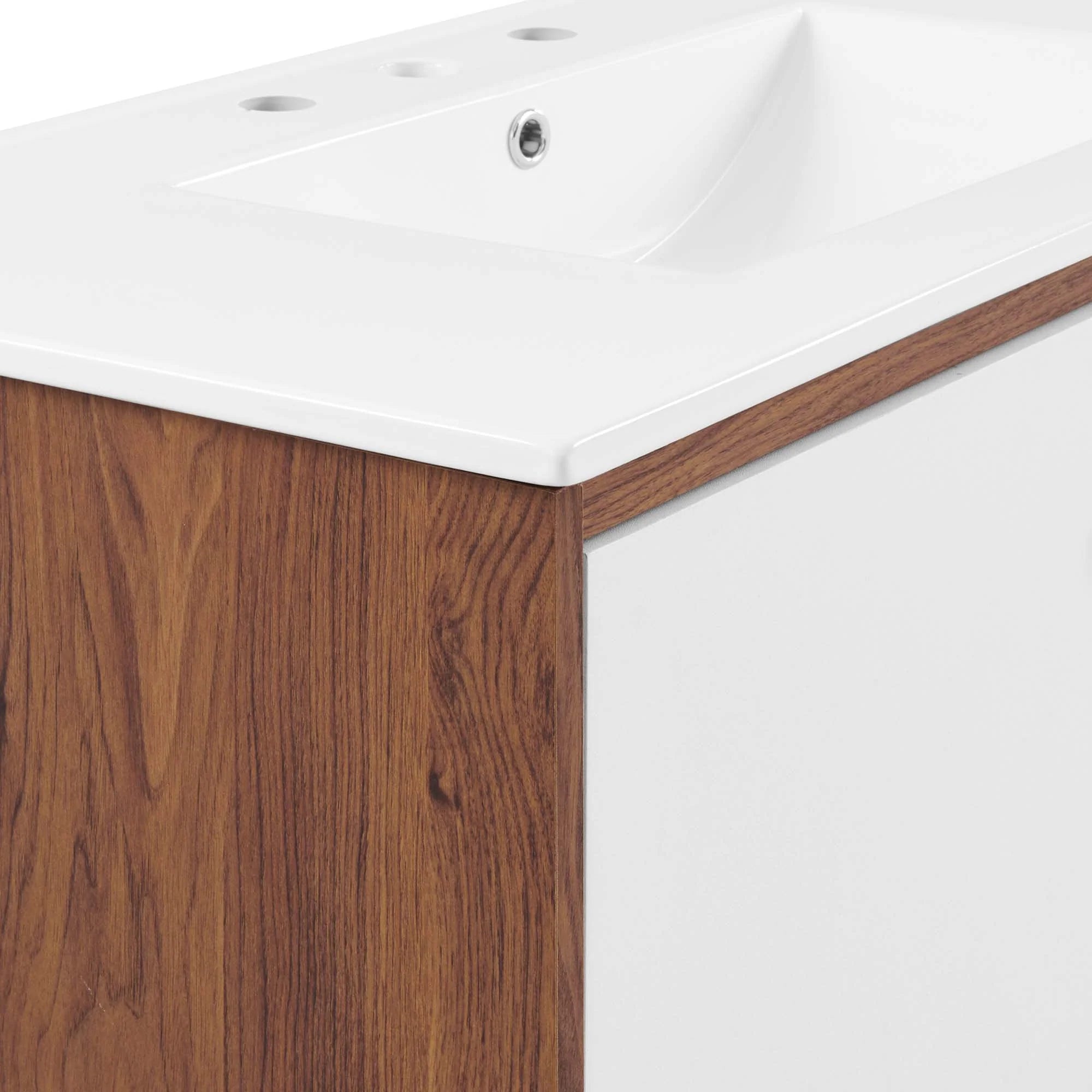 Transmit Wall-Mount Bathroom Vanity Basin Included