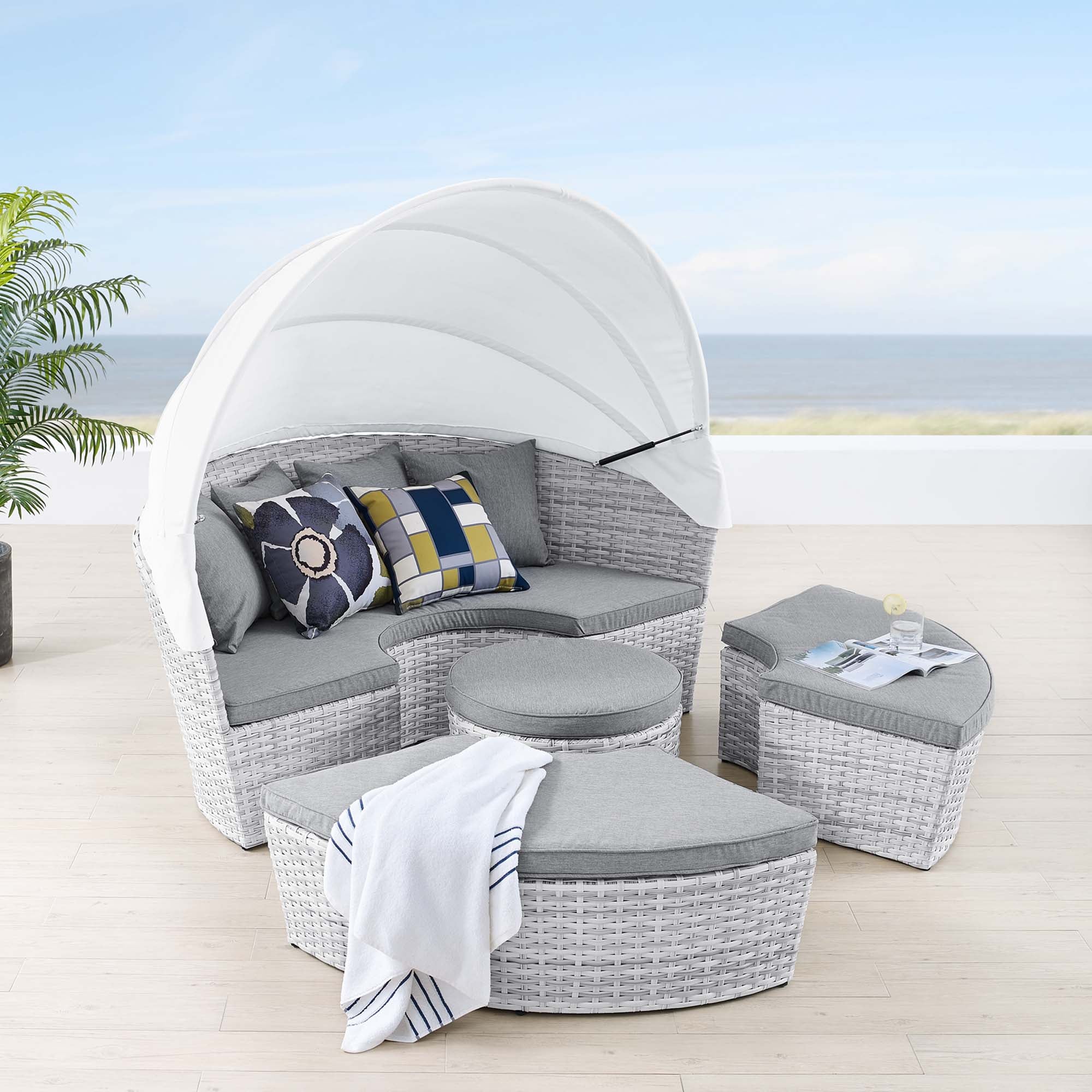 Scottsdale Canopy Outdoor Patio Daybed