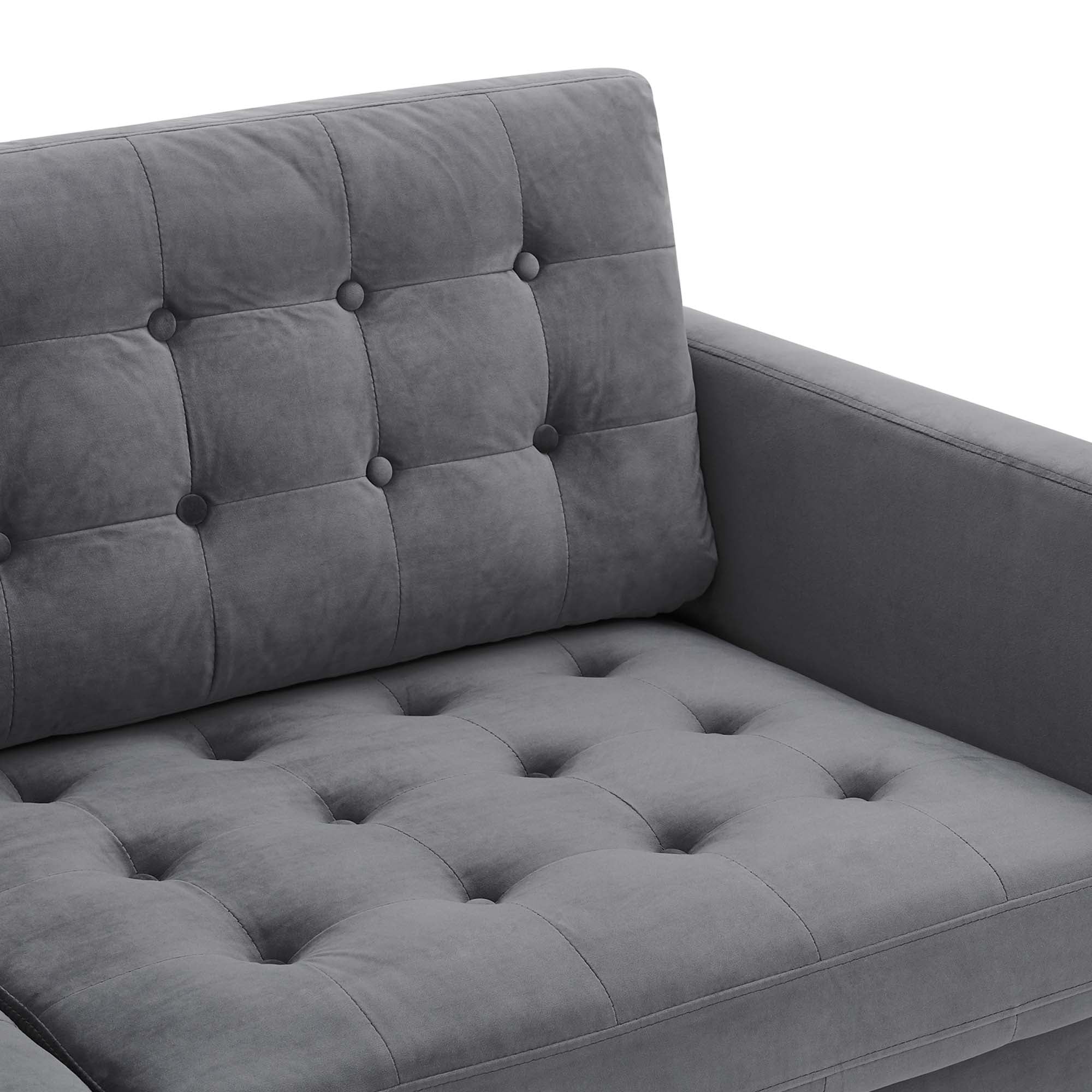 Exalt Tufted Performance Velvet Sofa