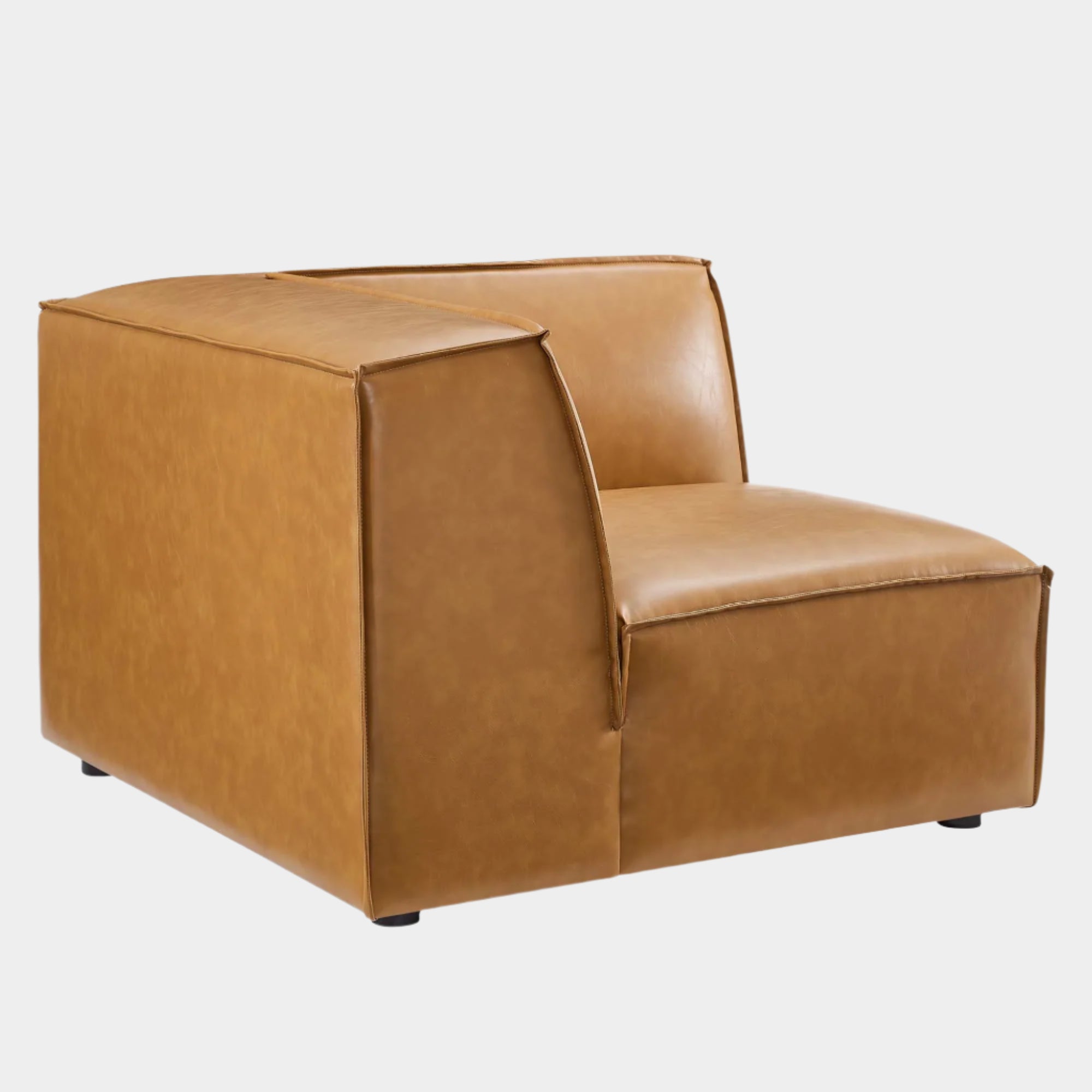 Restore Vegan Leather Sectional Sofa Corner Chair