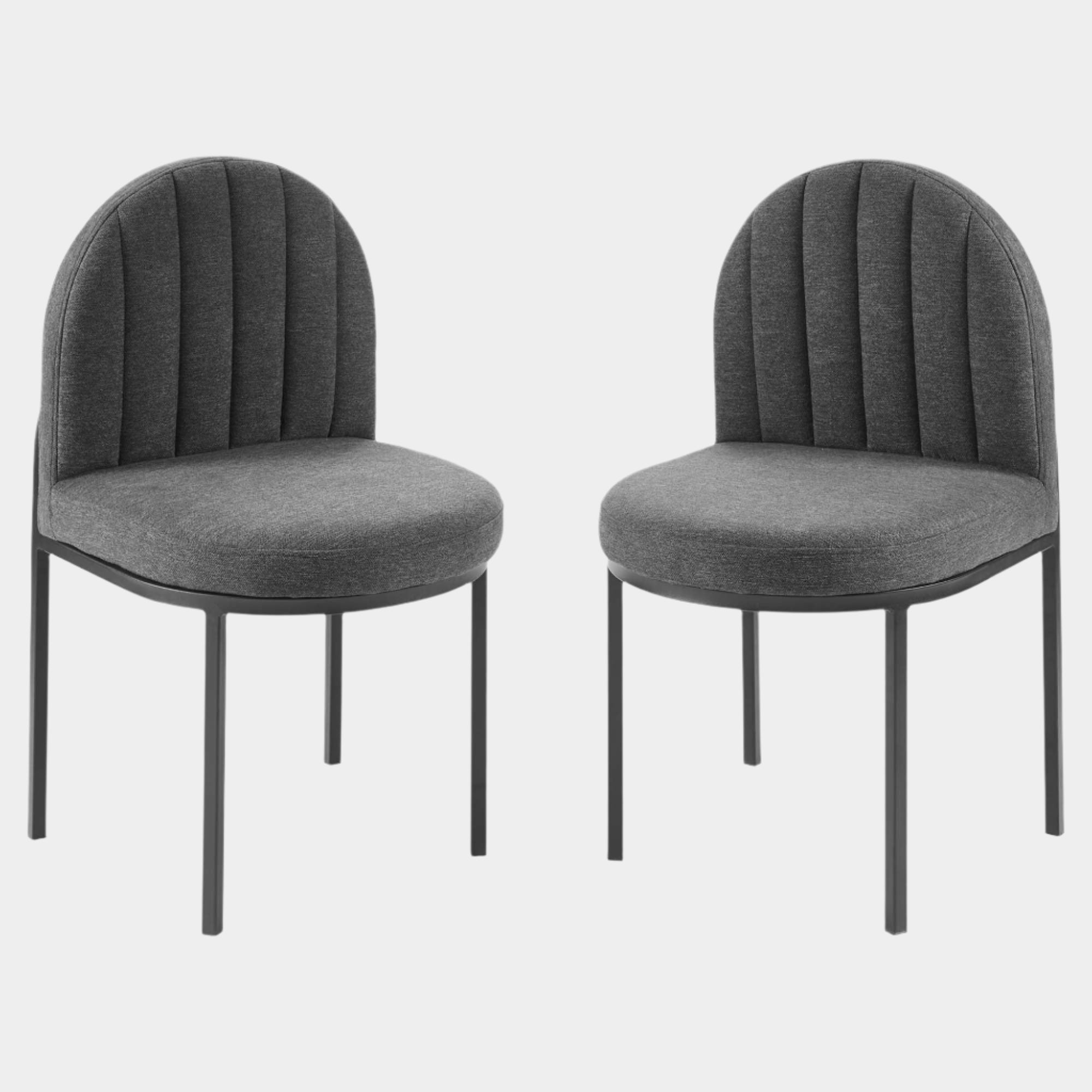 Isla Dining Side Chair Upholstered Fabric Set of 2