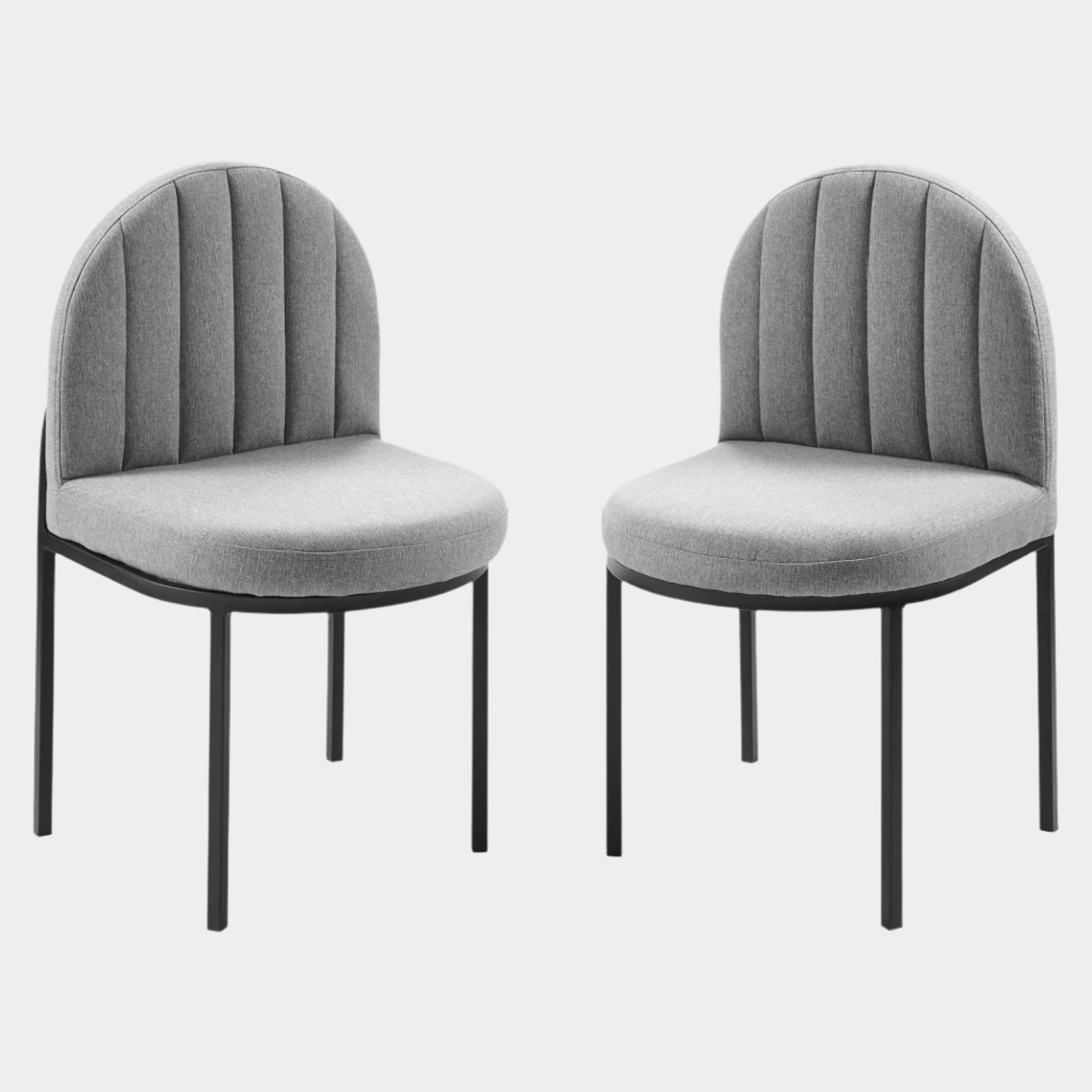 Isla Dining Side Chair Upholstered Fabric Set of 2