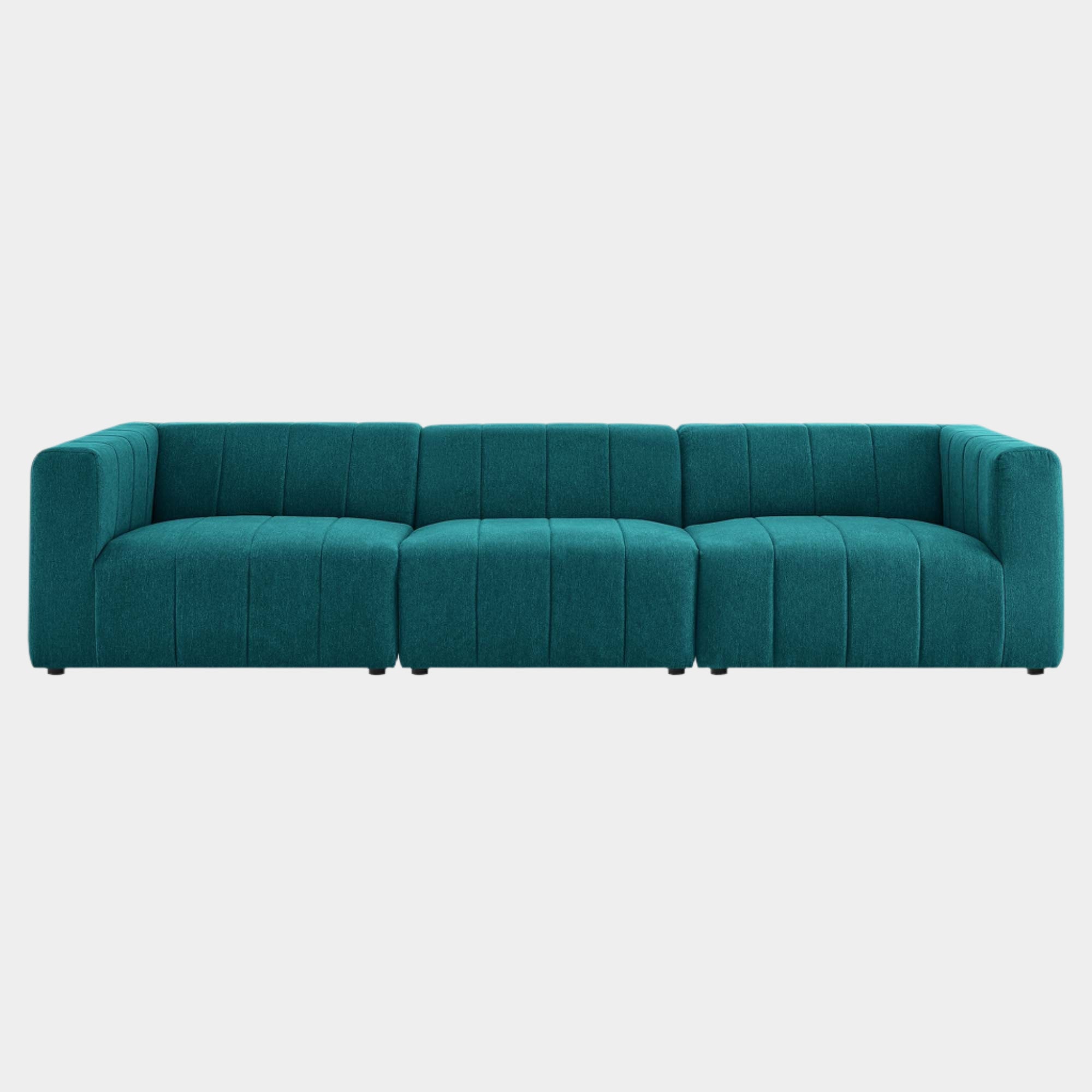 Bartlett Upholstered Fabric 3-Piece Sofa