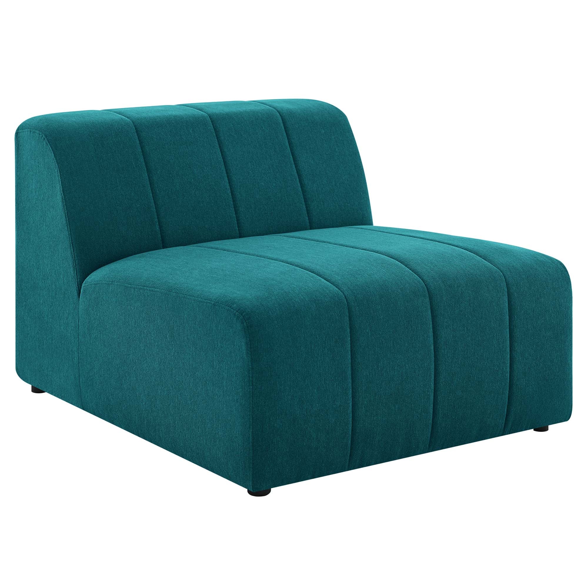 Chaise sans accoudoirs rembourrée en duvet Commix