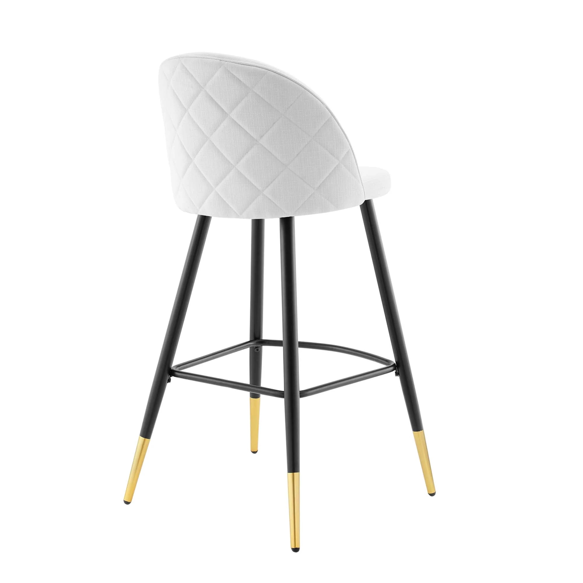 Cordial Fabric Bar Stools - Set of 2