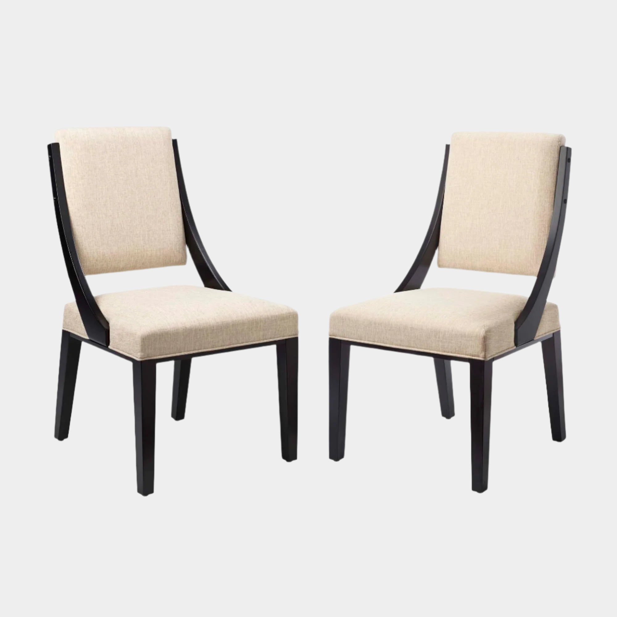 Cambridge Upholstered Fabric Dining Chairs - Set of 2