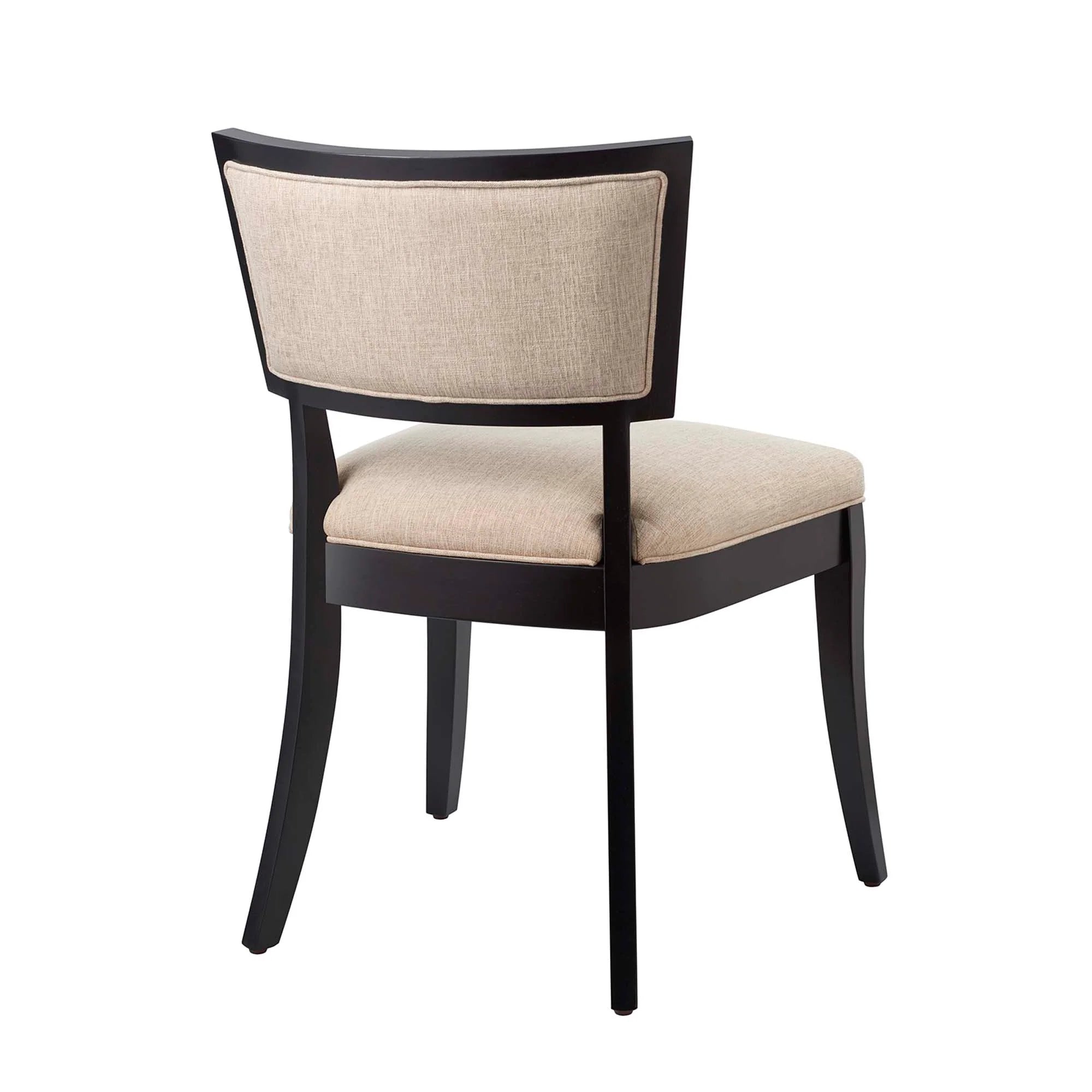 Pristine Upholstered Fabric Dining Chairs Set of 2