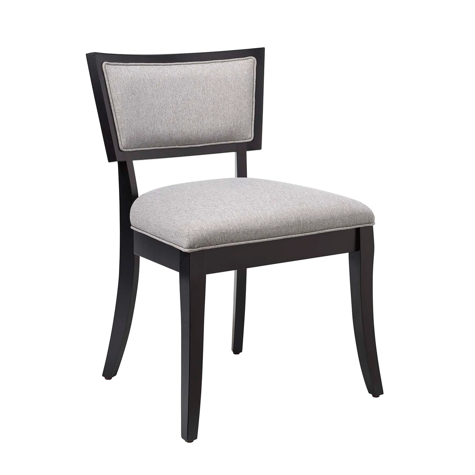 Pristine Upholstered Fabric Dining Chairs Set of 2