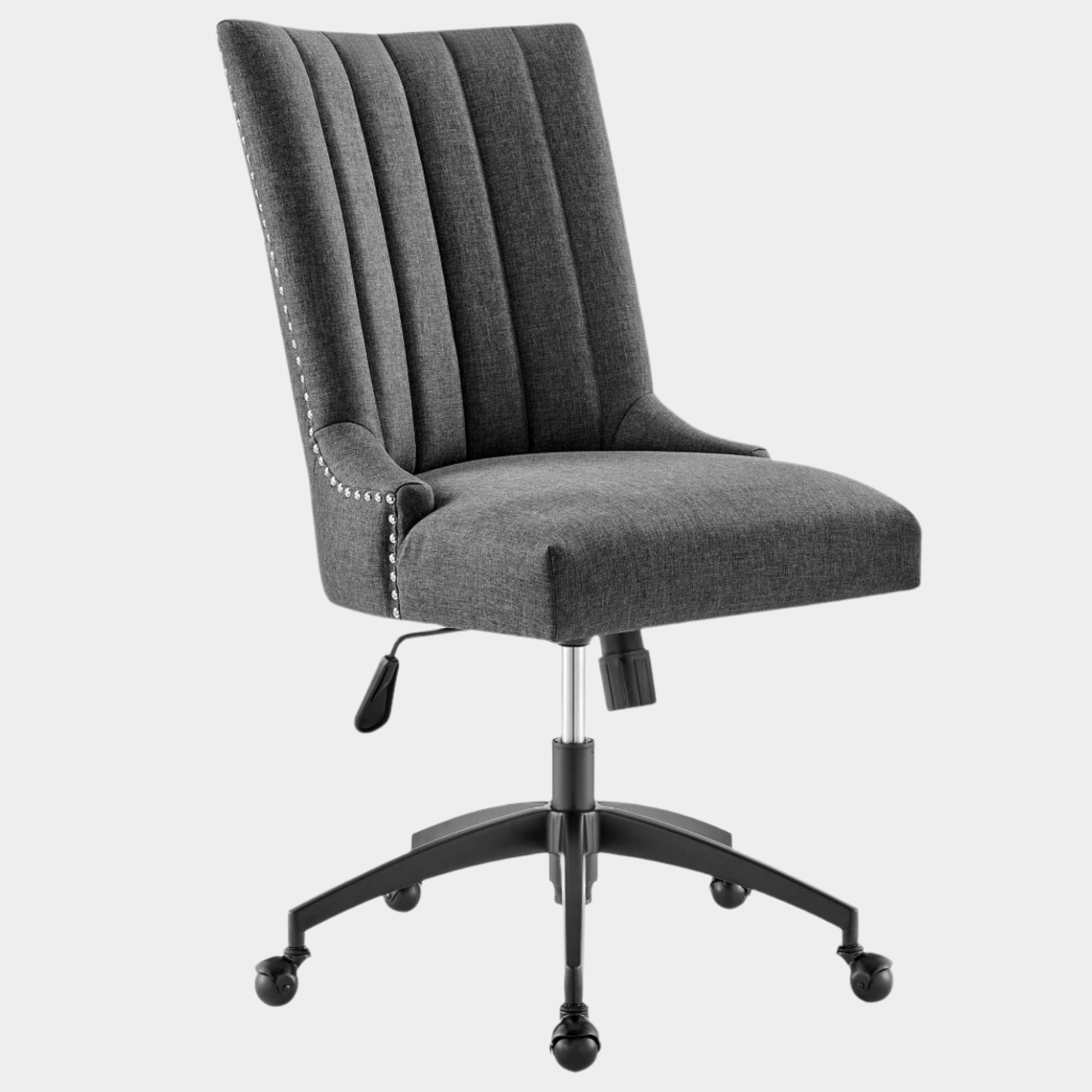 Chaise de bureau en tissu capitonné Empower Channel