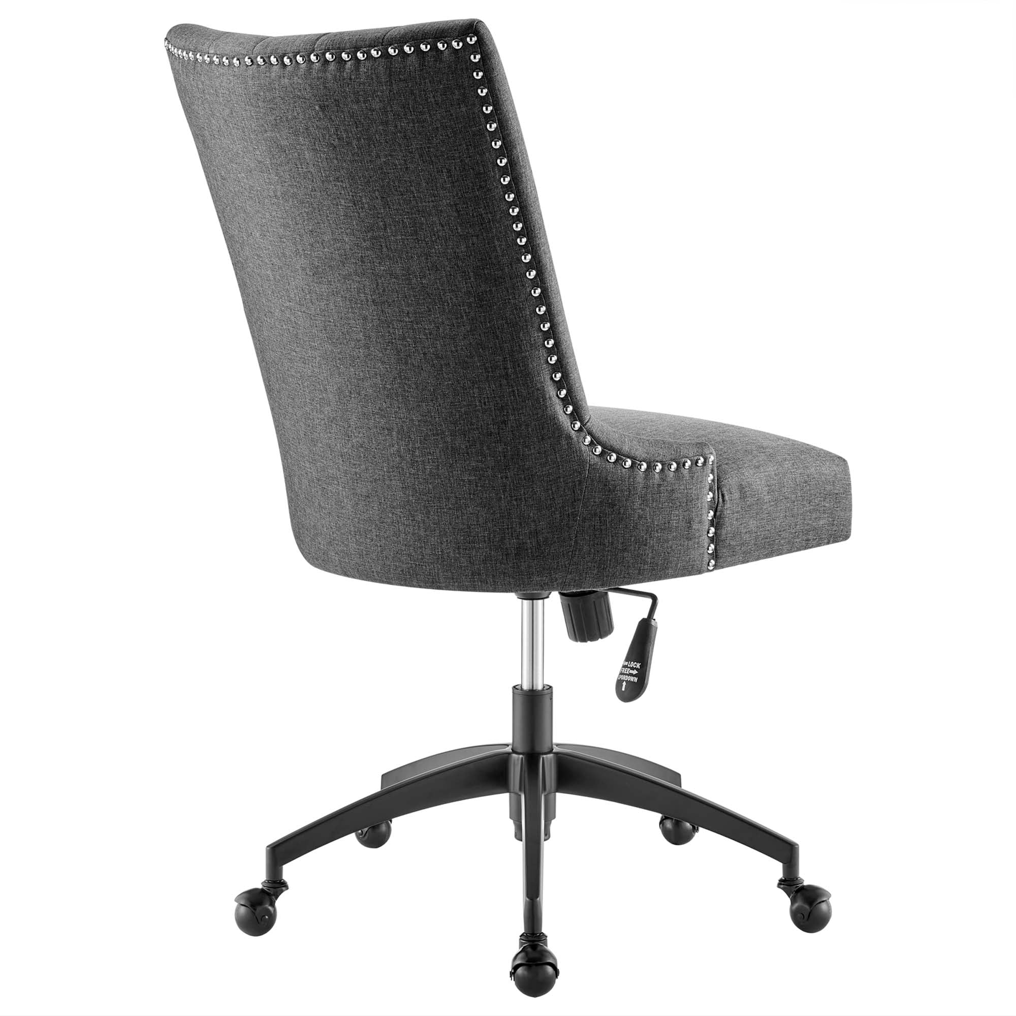 Chaise de bureau en tissu capitonné Empower Channel