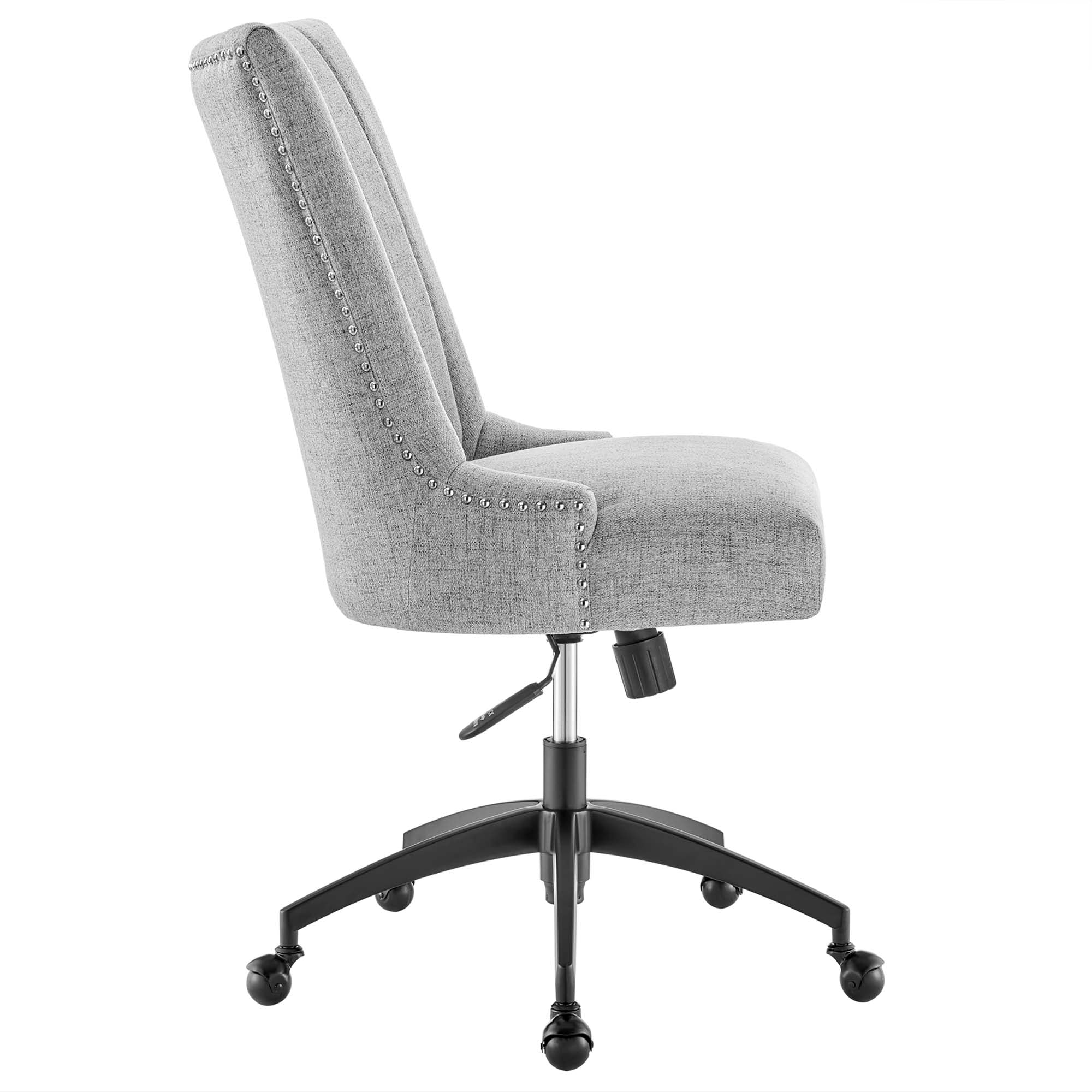 Chaise de bureau en tissu capitonné Empower Channel