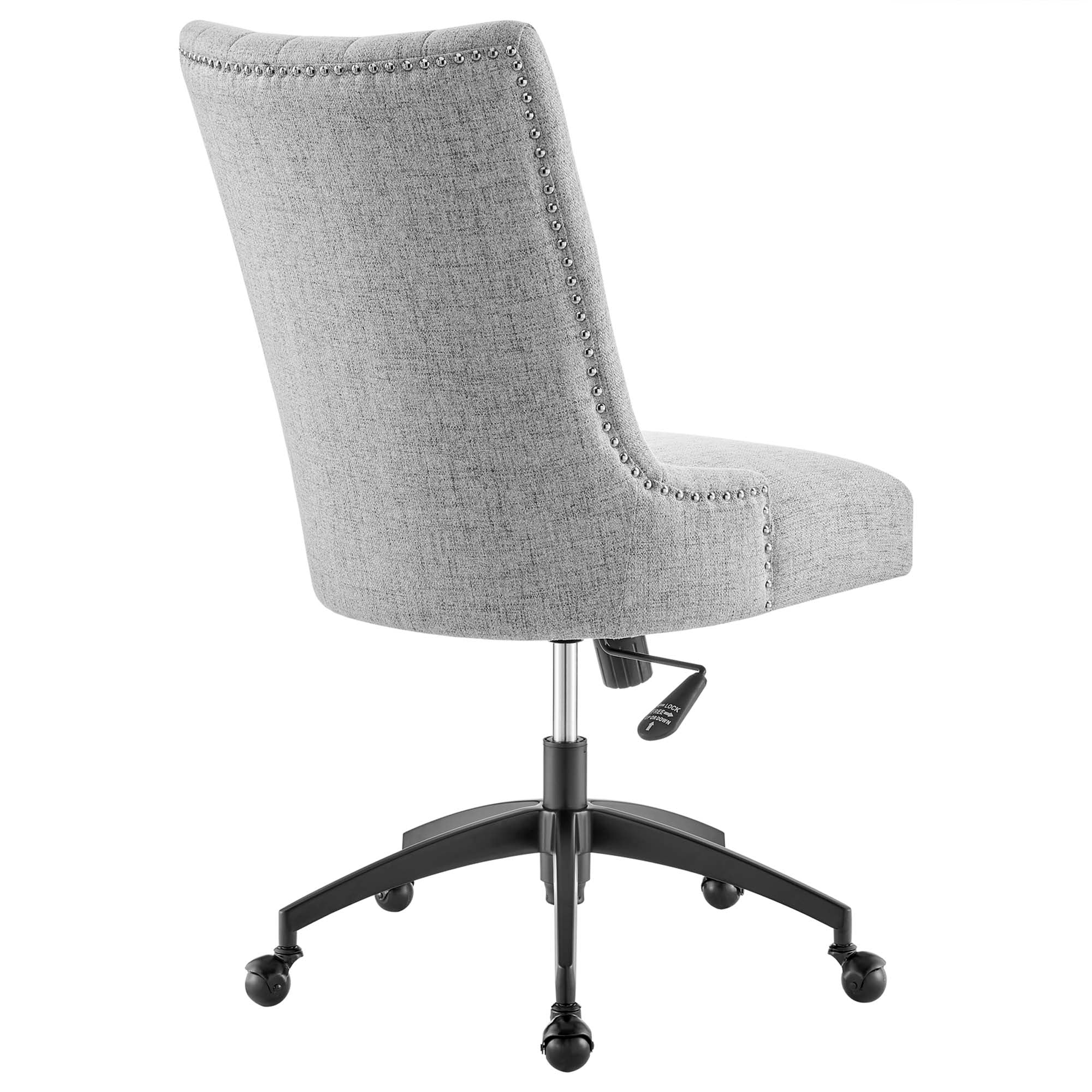 Chaise de bureau en tissu capitonné Empower Channel