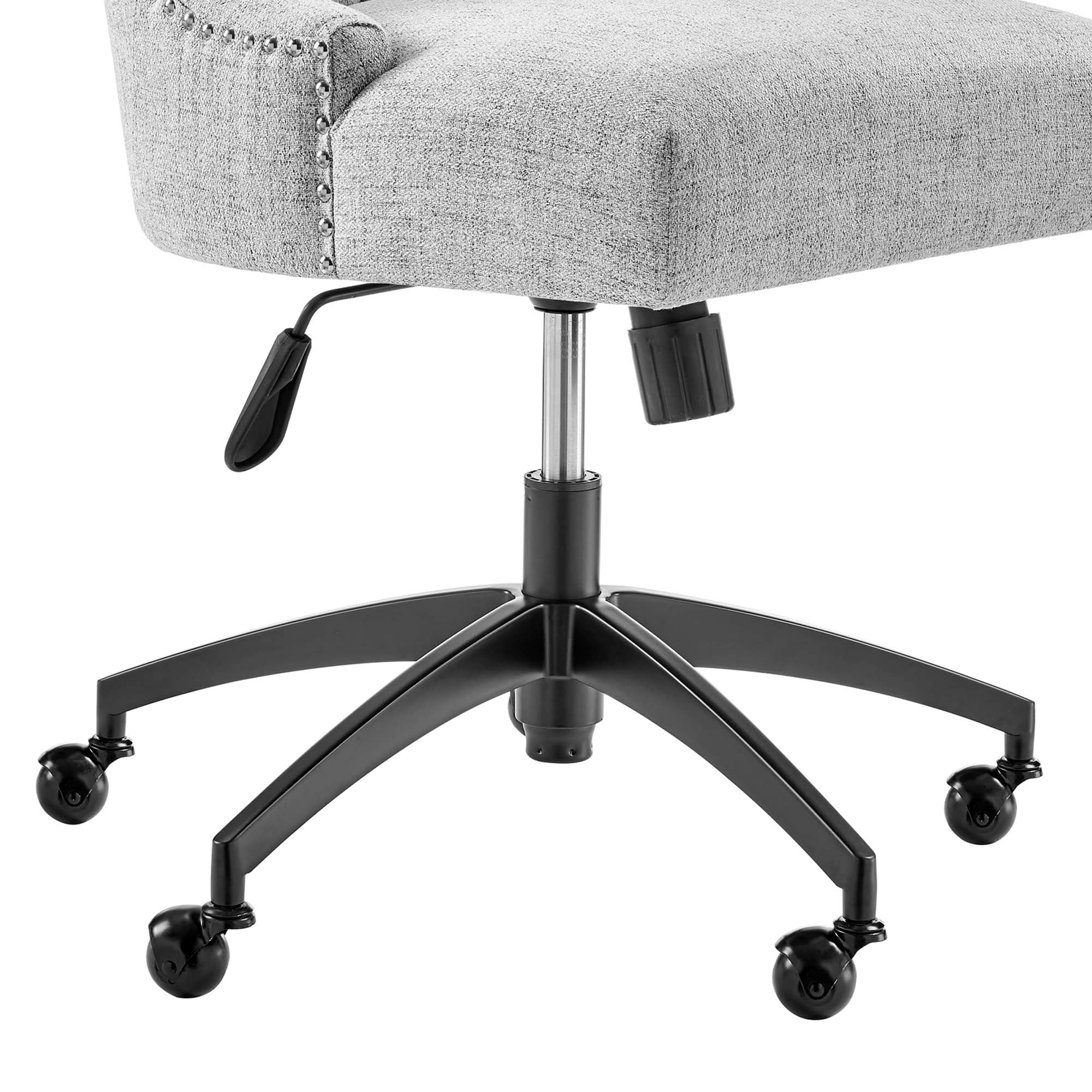 Chaise de bureau en tissu capitonné Empower Channel