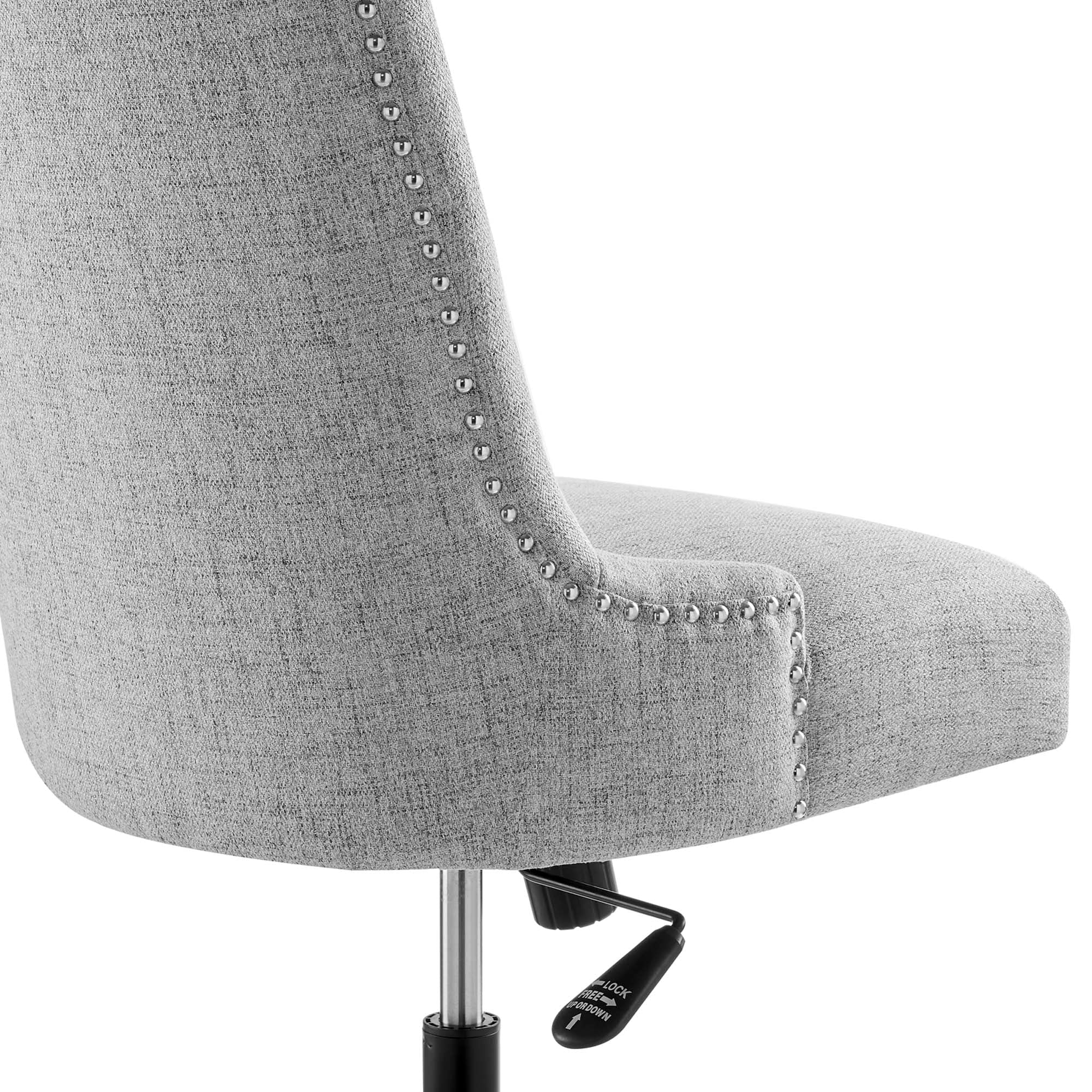 Chaise de bureau en tissu capitonné Empower Channel