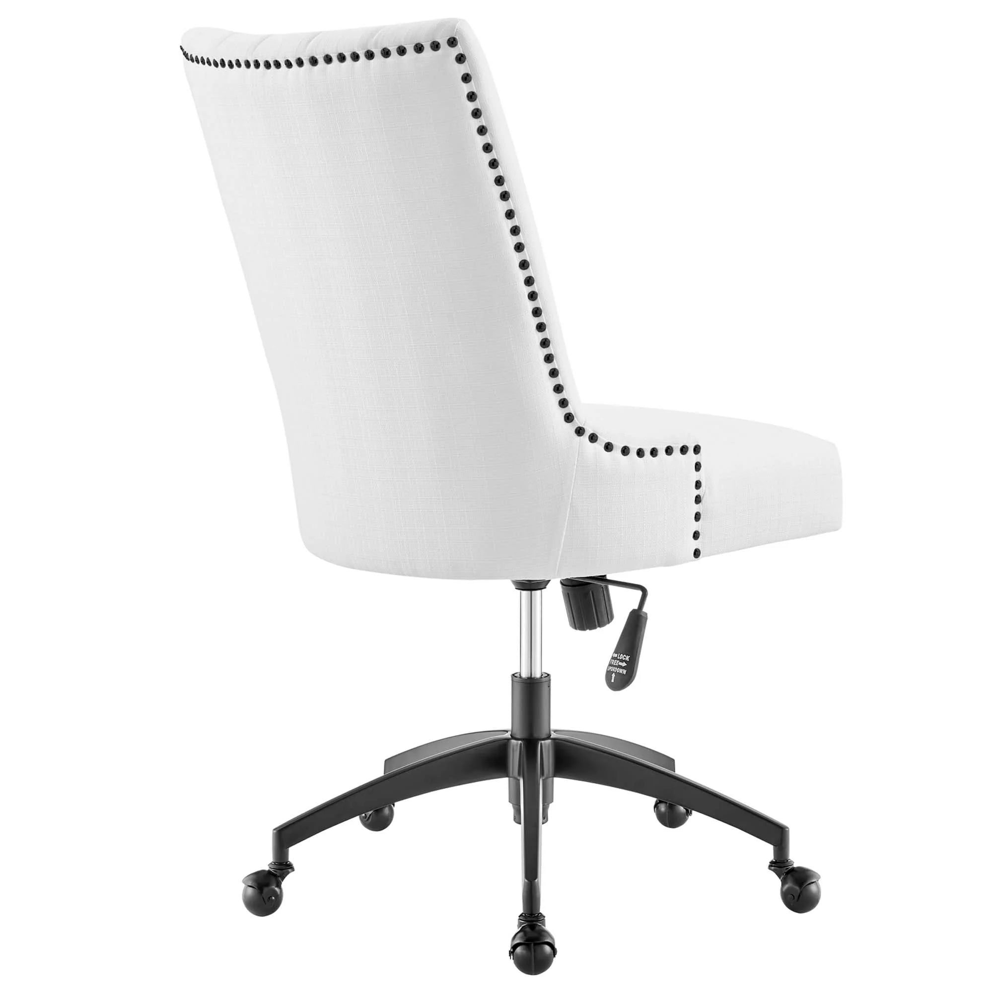 Chaise de bureau en tissu capitonné Empower Channel