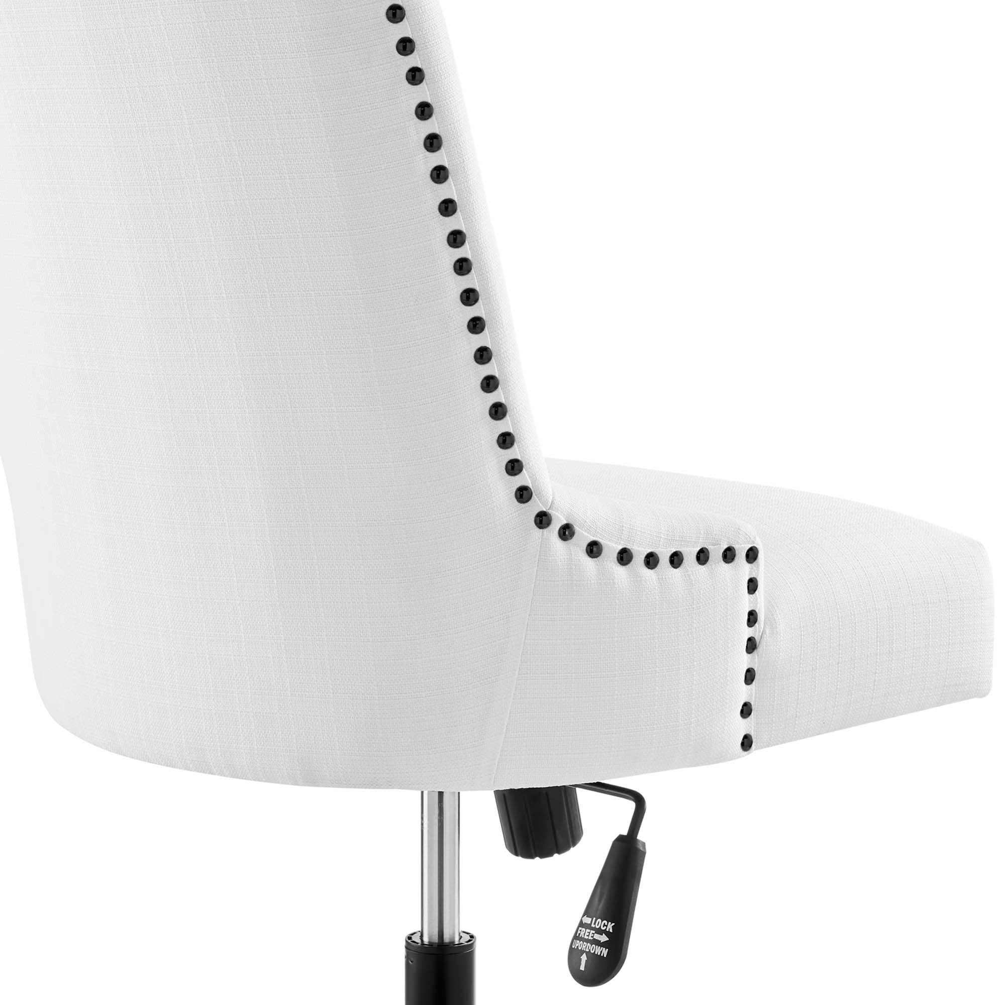 Chaise de bureau en tissu capitonné Empower Channel