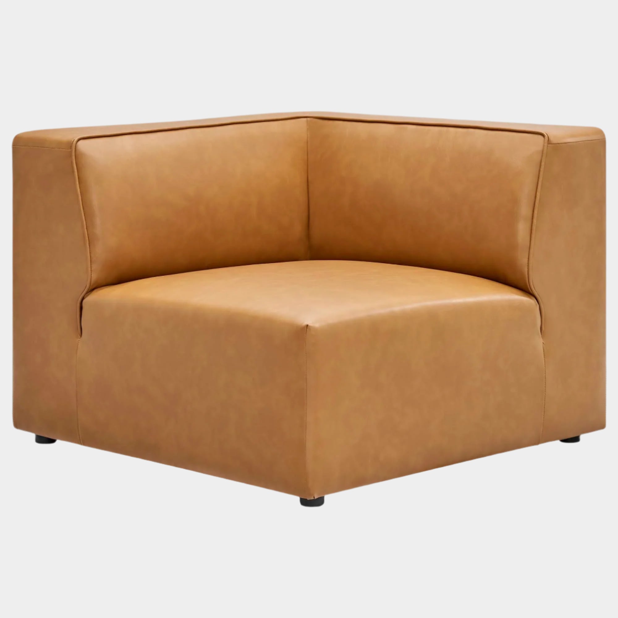 Mingle Vegan Leather Corner Chair