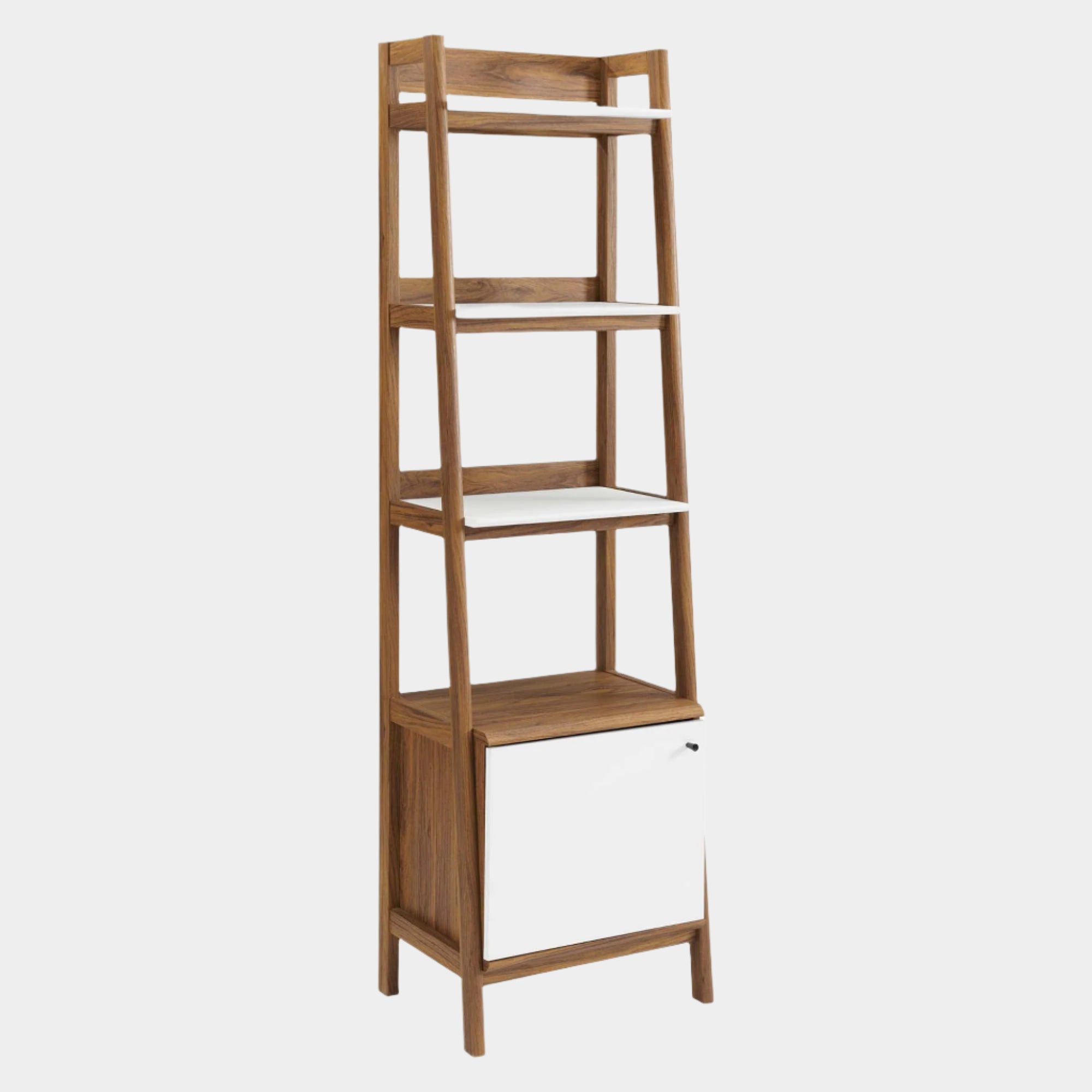 Bixby 21" Bookshelf in Walnut White